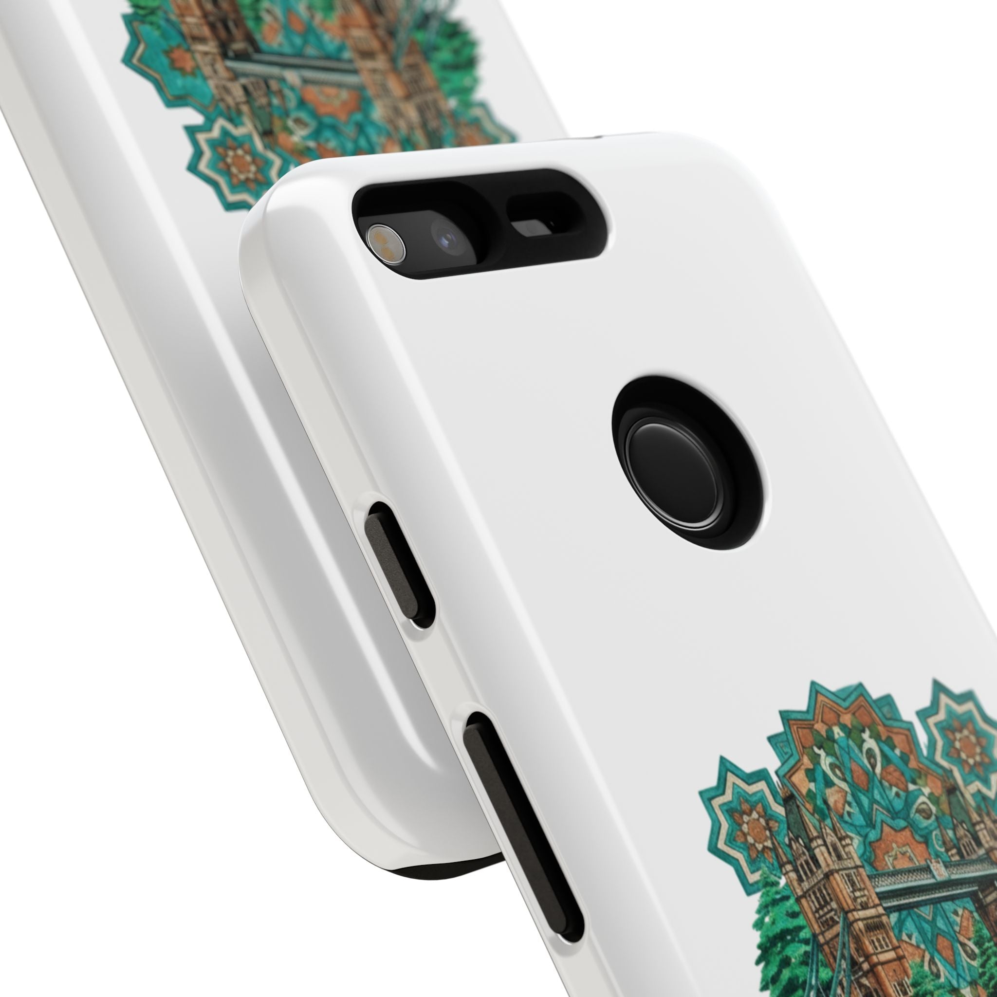 Beirut x London Ornate Phone Case — Turquoise Mosaic Gateway Design