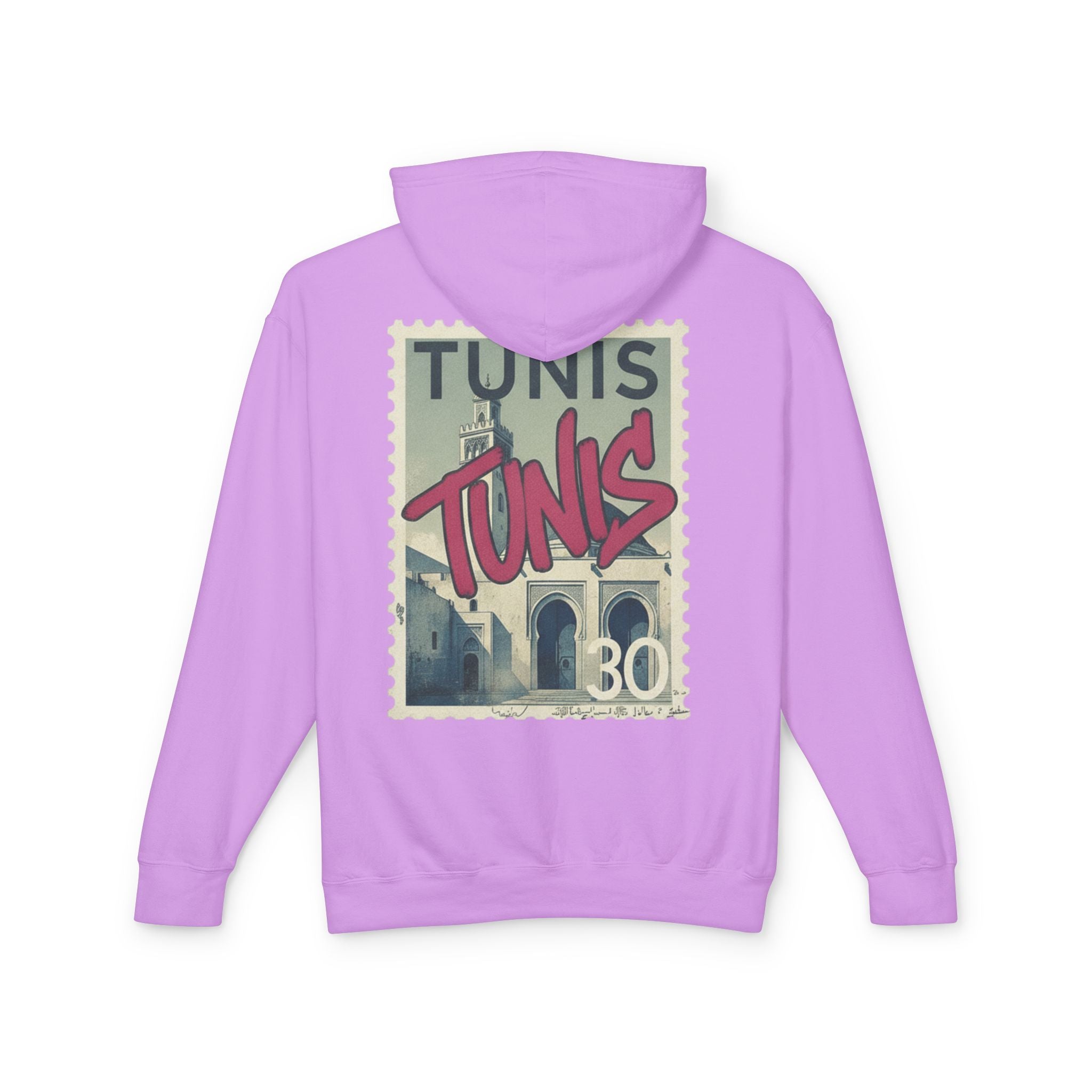 Tunis Vintage Stamp Hooded Sweatshirt
