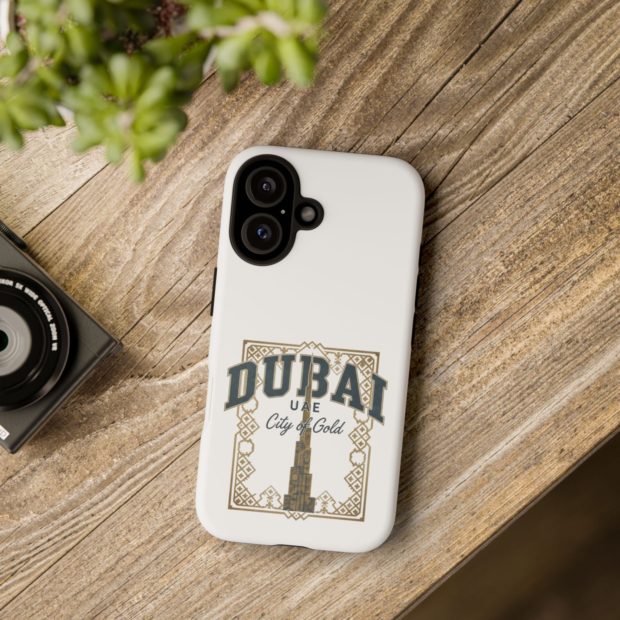 Dubai City of Gold Tough Phone Case — Protective Travel Phone Cover