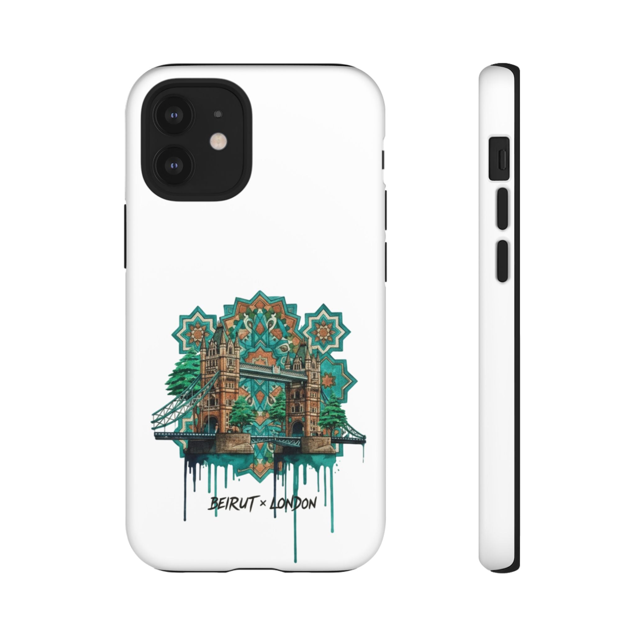 Beirut x London Ornate Phone Case — Turquoise Mosaic Gateway Design