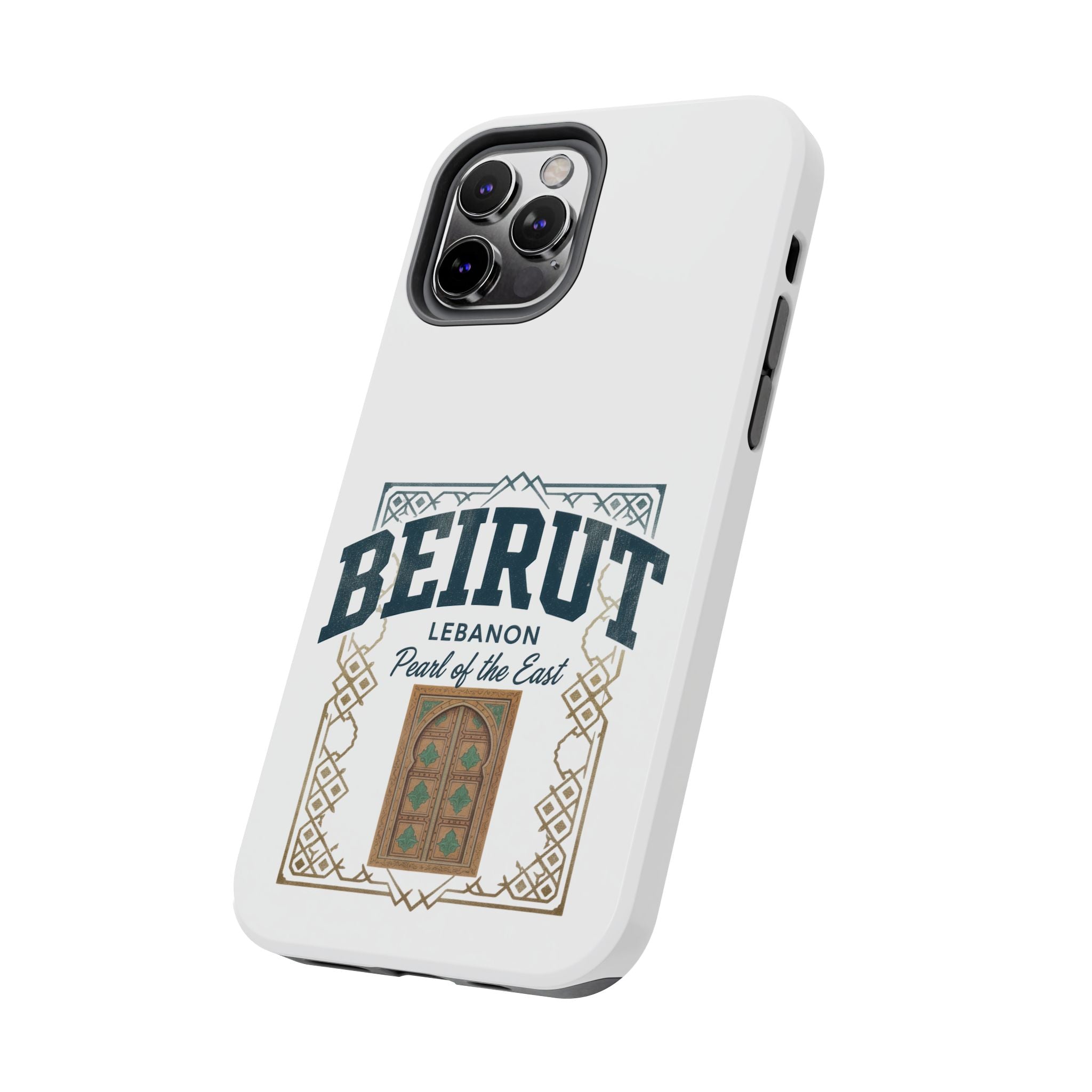 Beirut Lebanon Tough Phone Case — 'Pearl of the East' Vintage Door Design