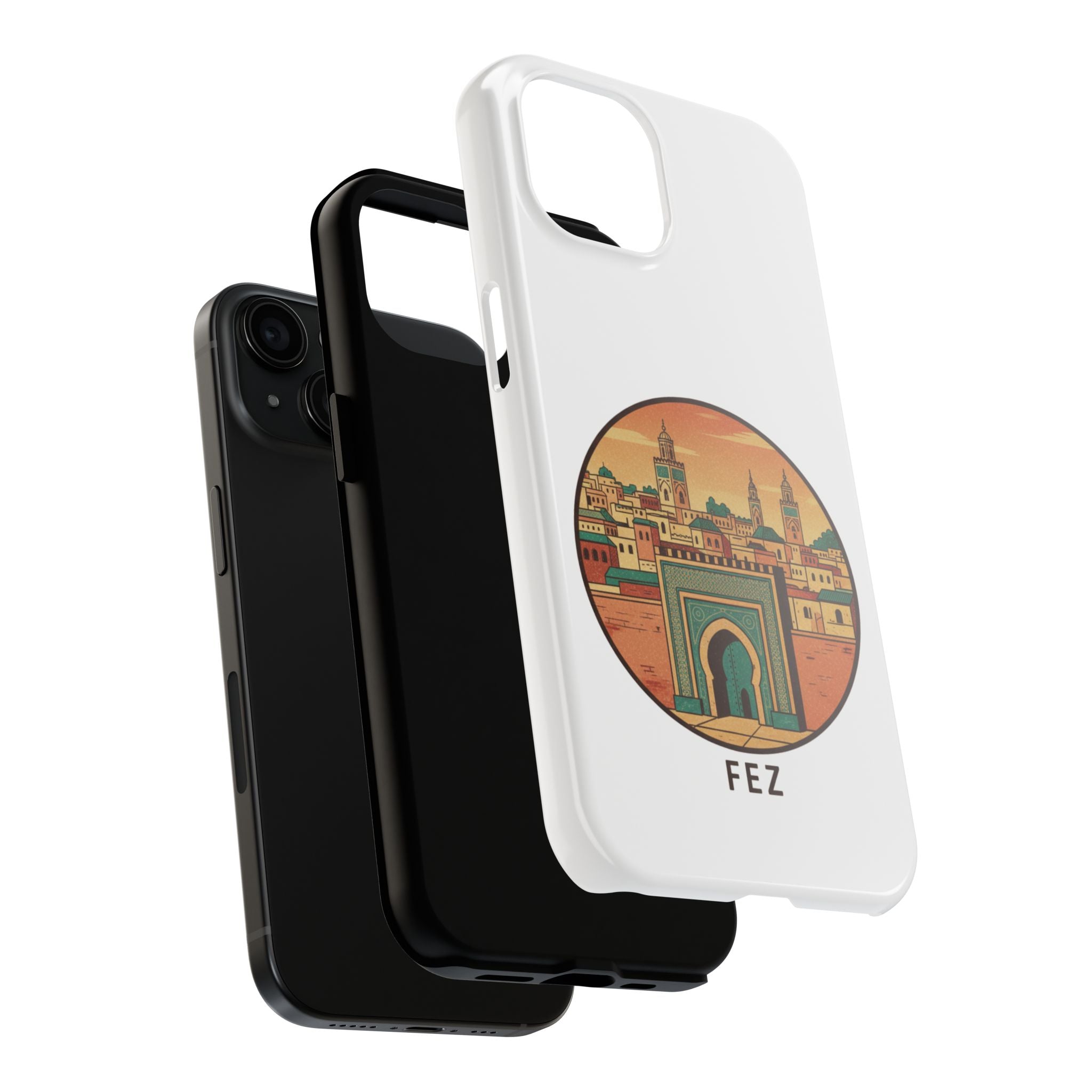 Fez City Tough Phone Case — Moroccan Archway Travel Phone Case