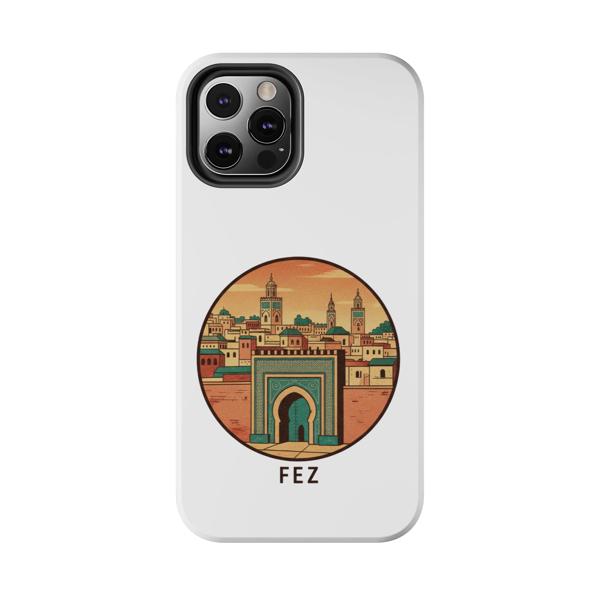 Fez City Tough Phone Case — Moroccan Archway Travel Phone Case