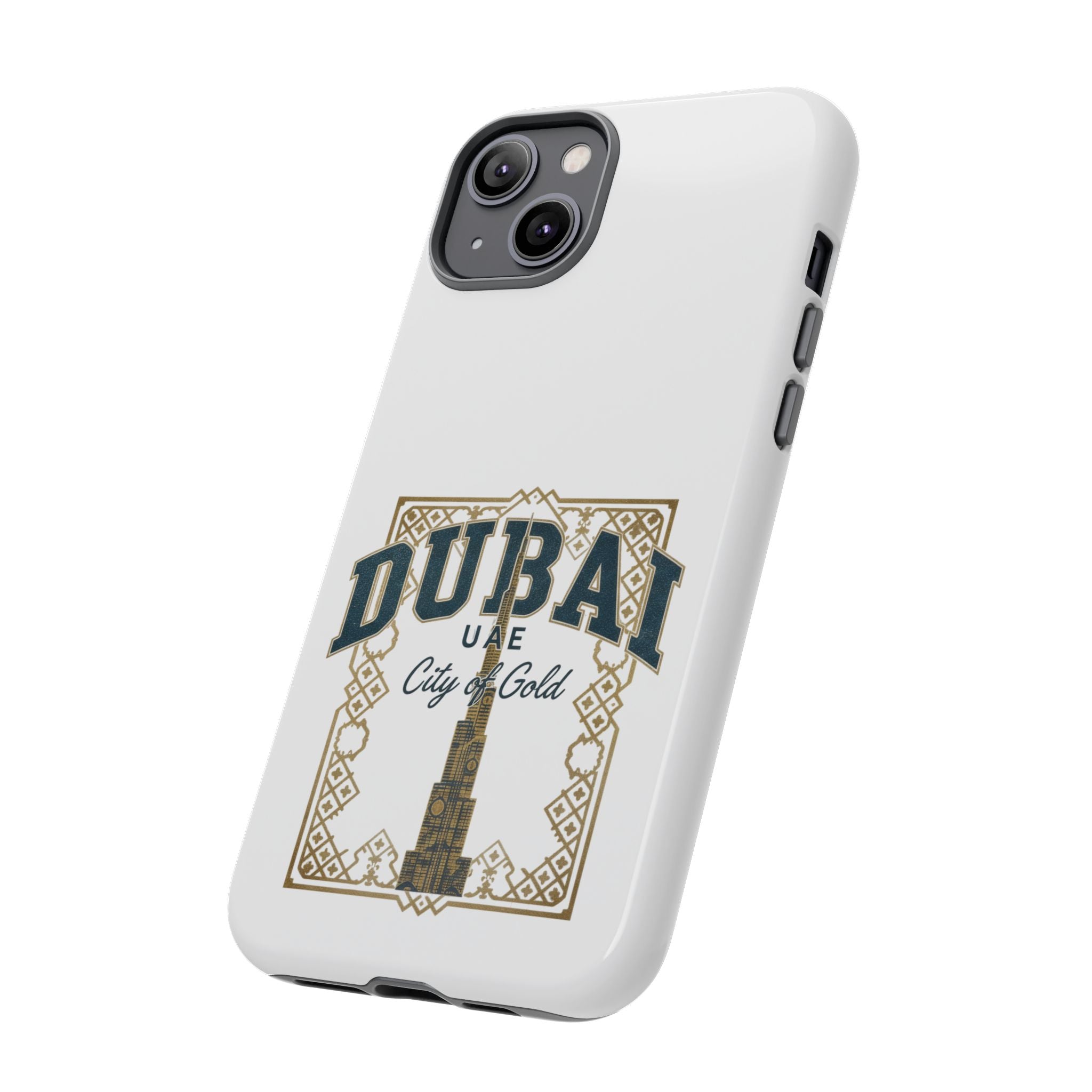 Dubai City of Gold Tough Phone Case — Protective Travel Phone Cover