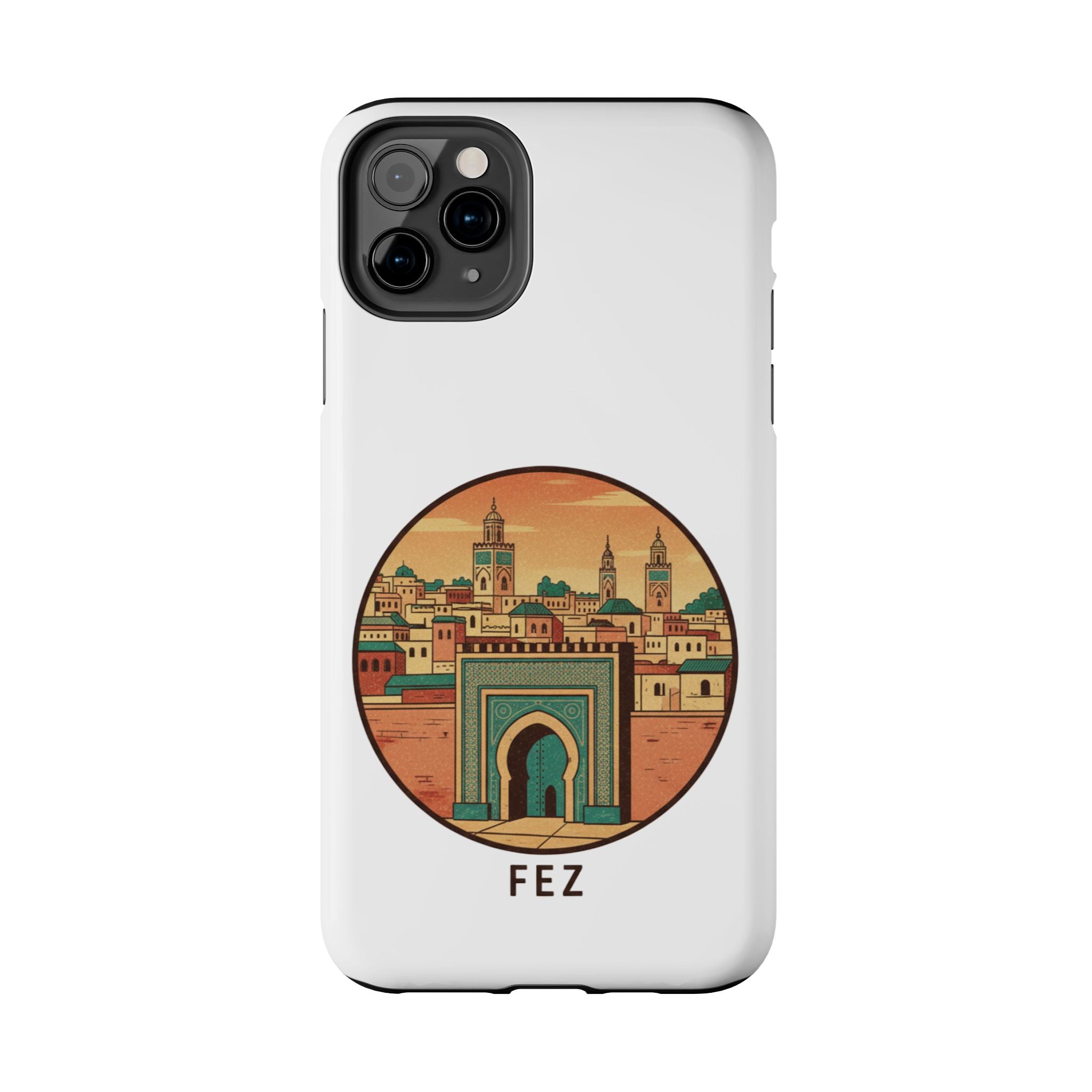 Fez City Tough Phone Case — Moroccan Archway Travel Phone Case