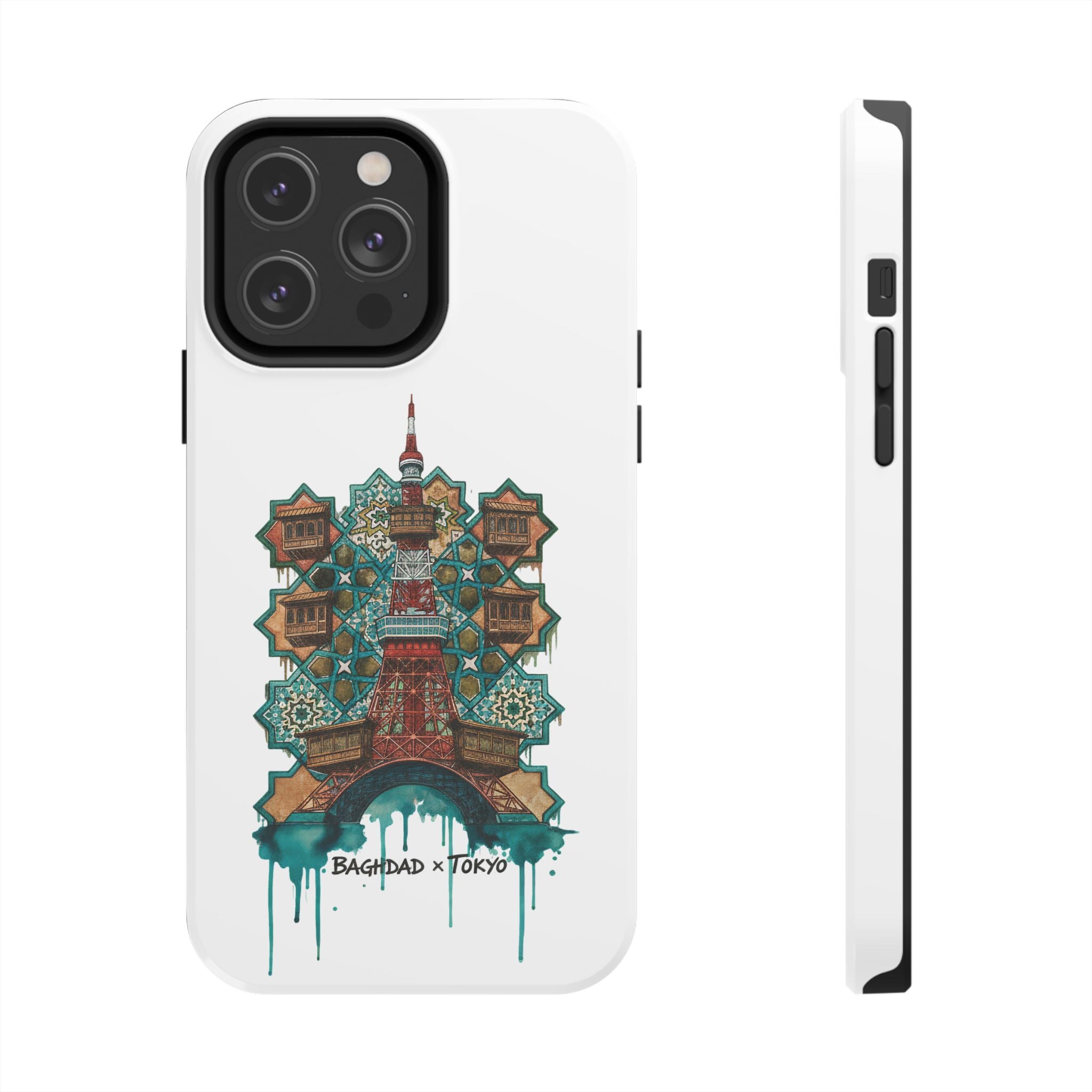 Tough Phone Case — Baghdad x Tokyo Fusion Artwork