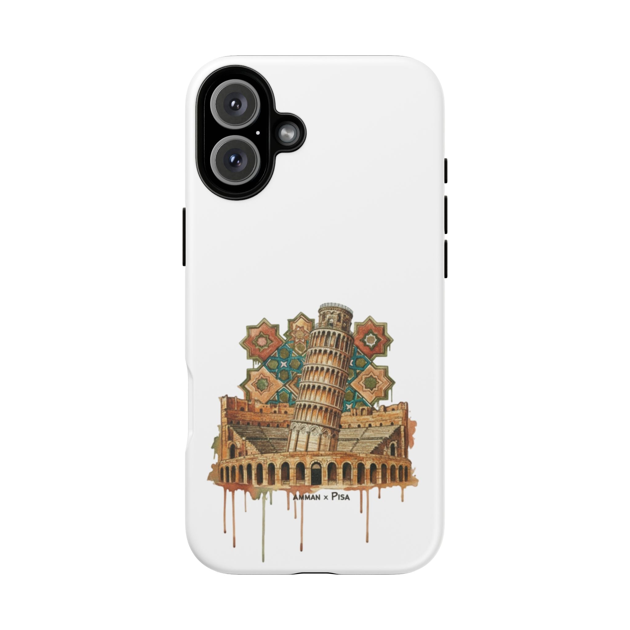 Leaning Tower Tough Phone Case — Vintage Pisa Travel Design