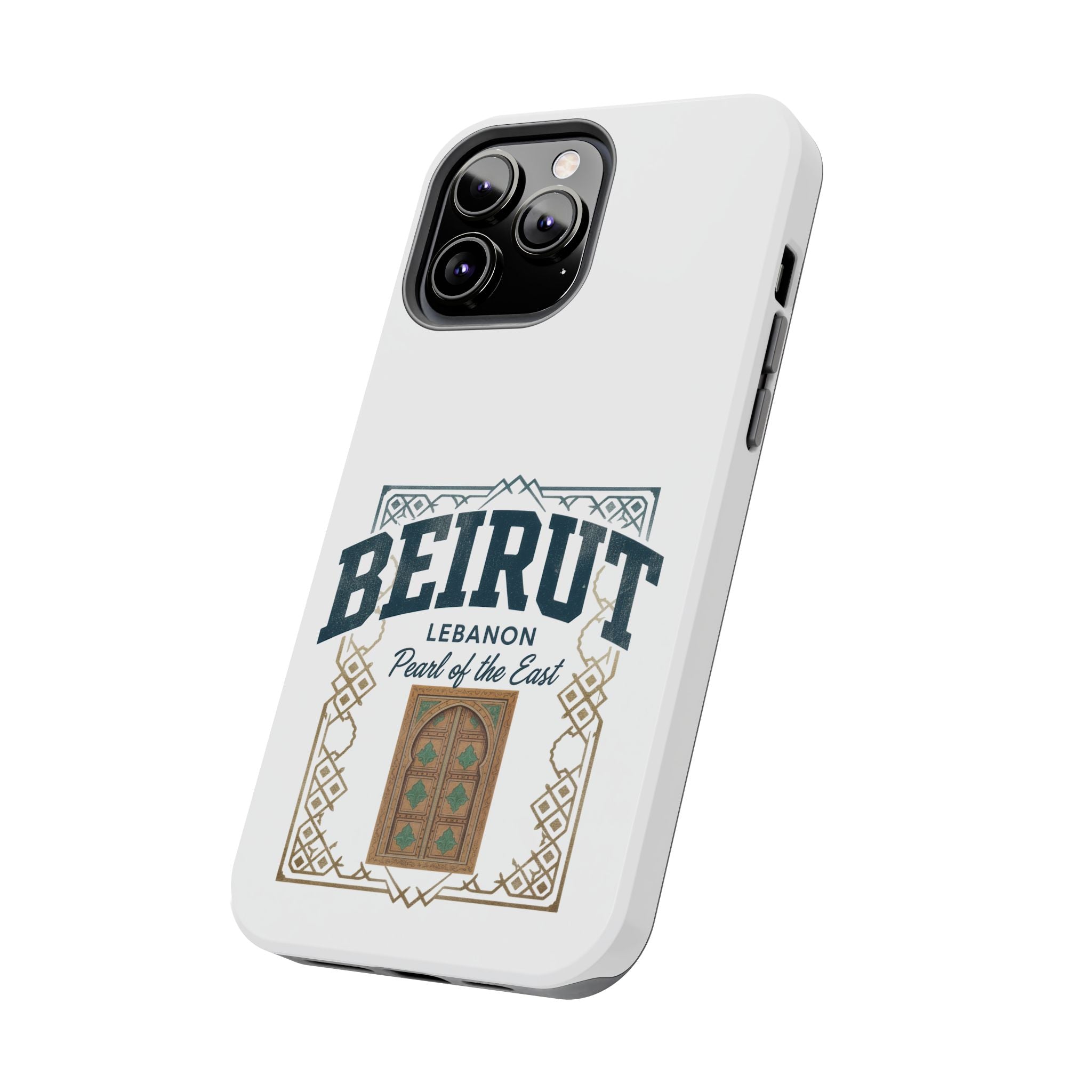Beirut Lebanon Tough Phone Case — 'Pearl of the East' Vintage Door Design