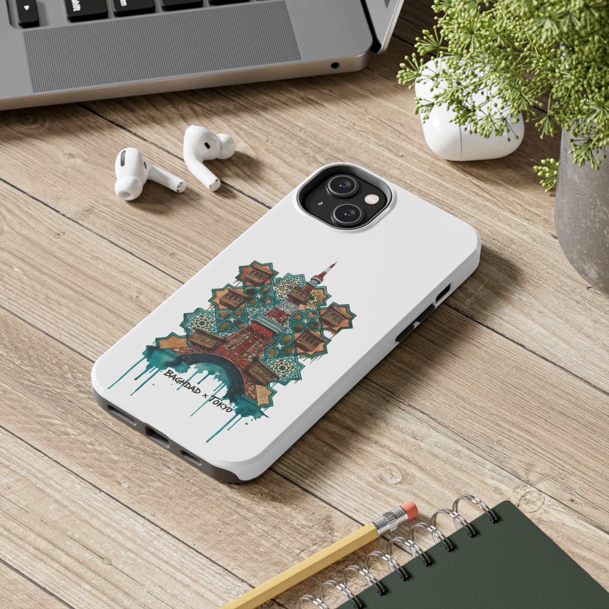 Tough Phone Case — Baghdad x Tokyo Fusion Artwork