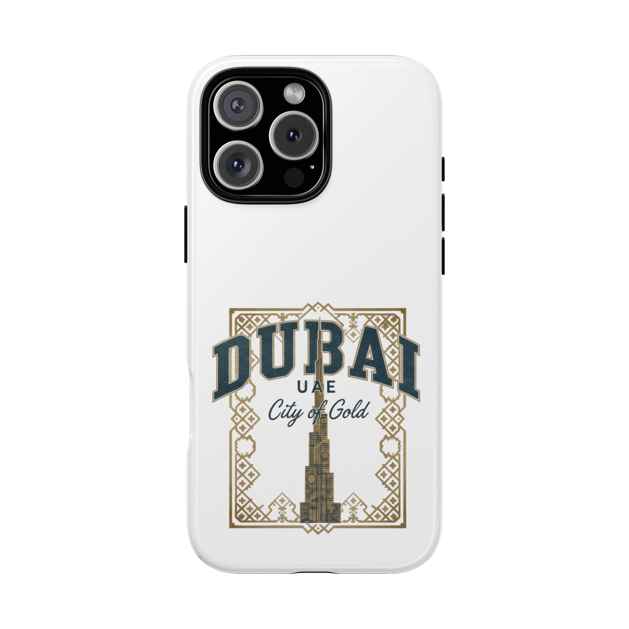 Dubai City of Gold Tough Phone Case — Protective Travel Phone Cover