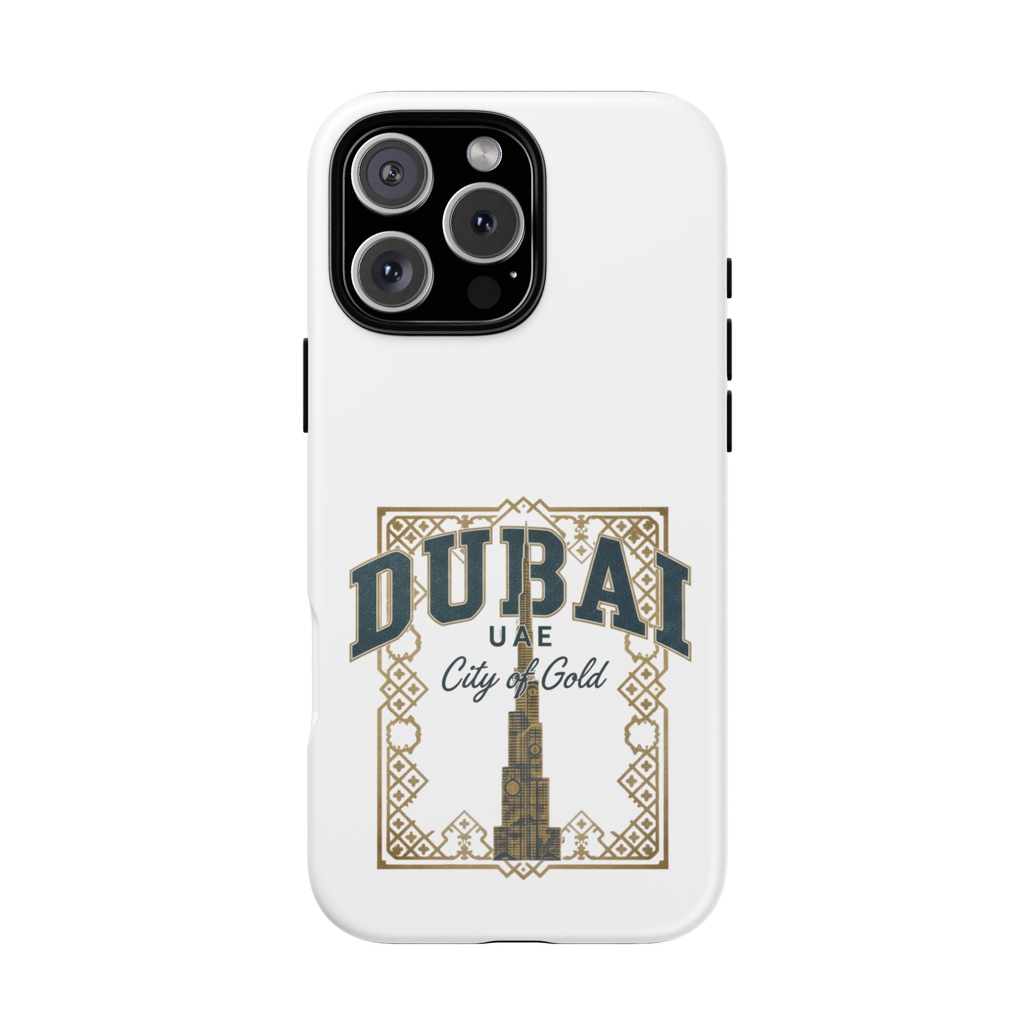 Dubai City of Gold Tough Phone Case — Protective Travel Phone Cover