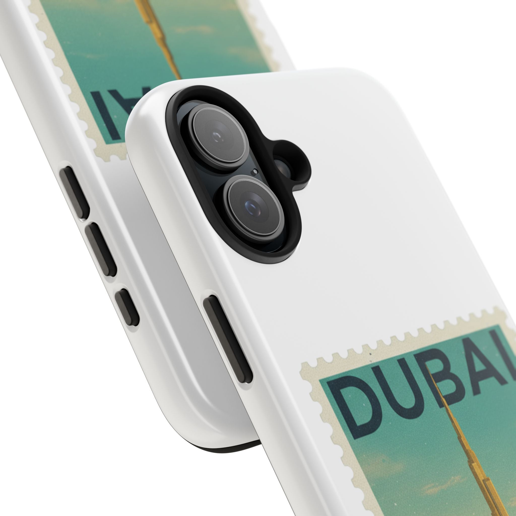 Dubai Postage Stamp Phone Case — Travel-Inspired Tough iPhone Case