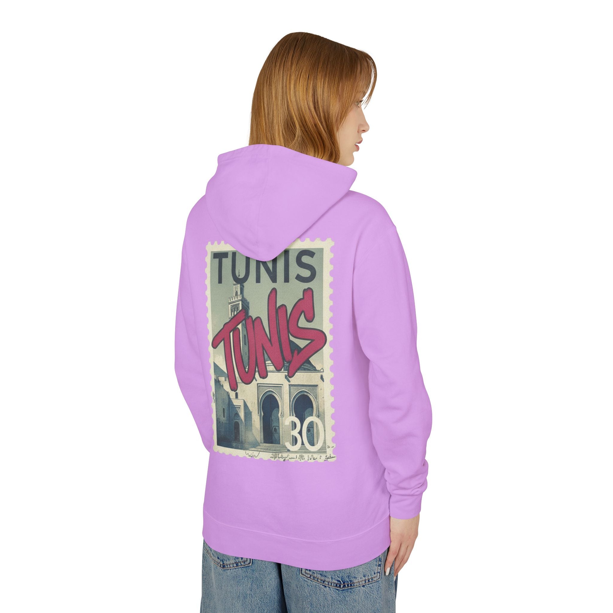 Tunis Vintage Stamp Hooded Sweatshirt