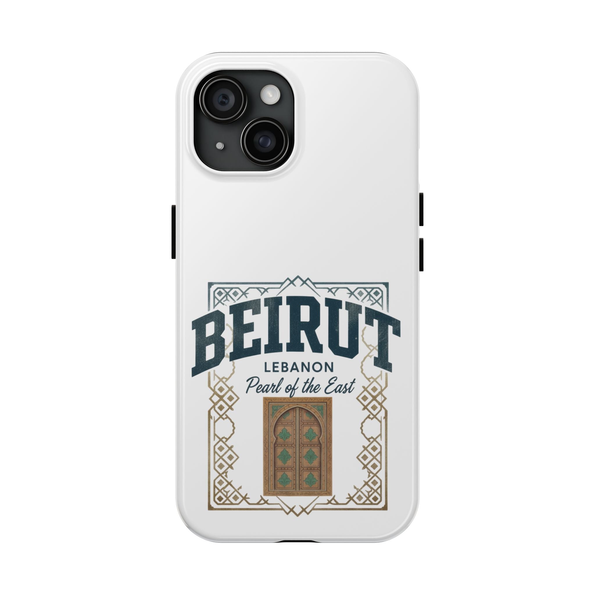 Beirut Lebanon Tough Phone Case — 'Pearl of the East' Vintage Door Design