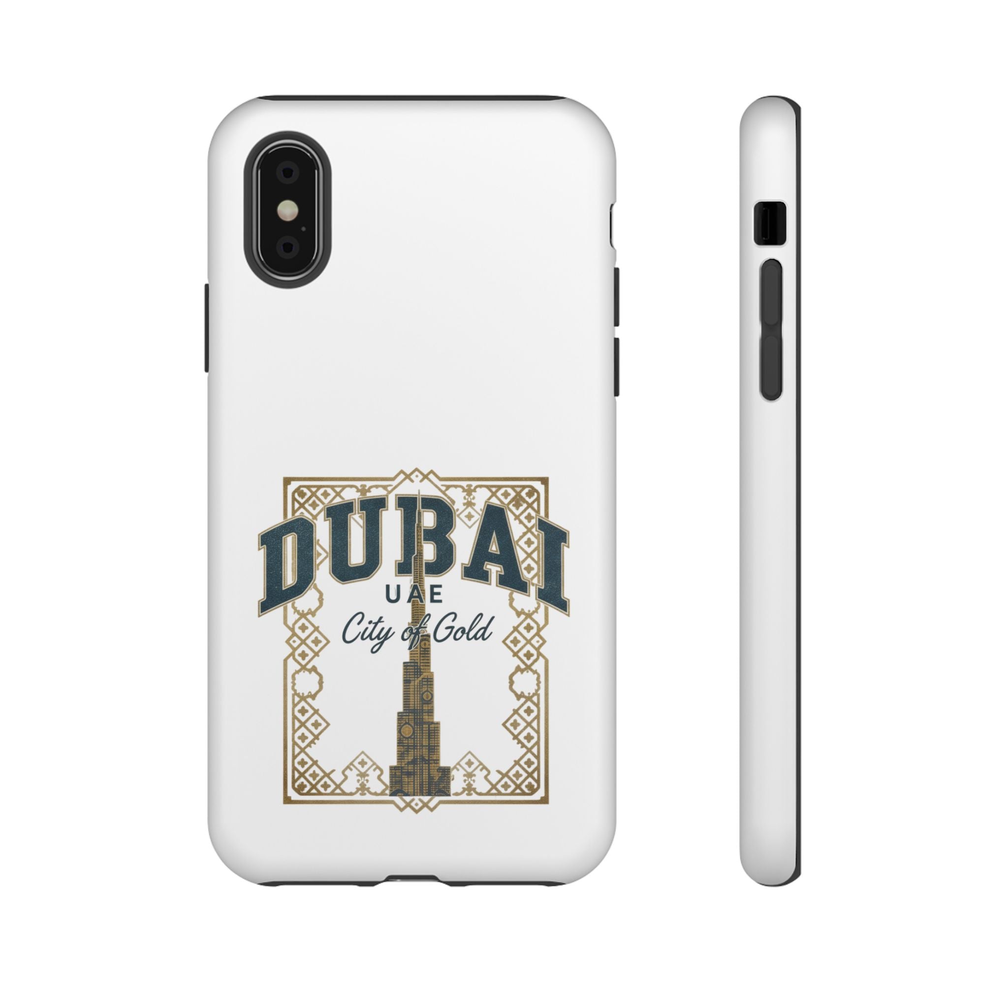 Dubai City of Gold Tough Phone Case — Protective Travel Phone Cover