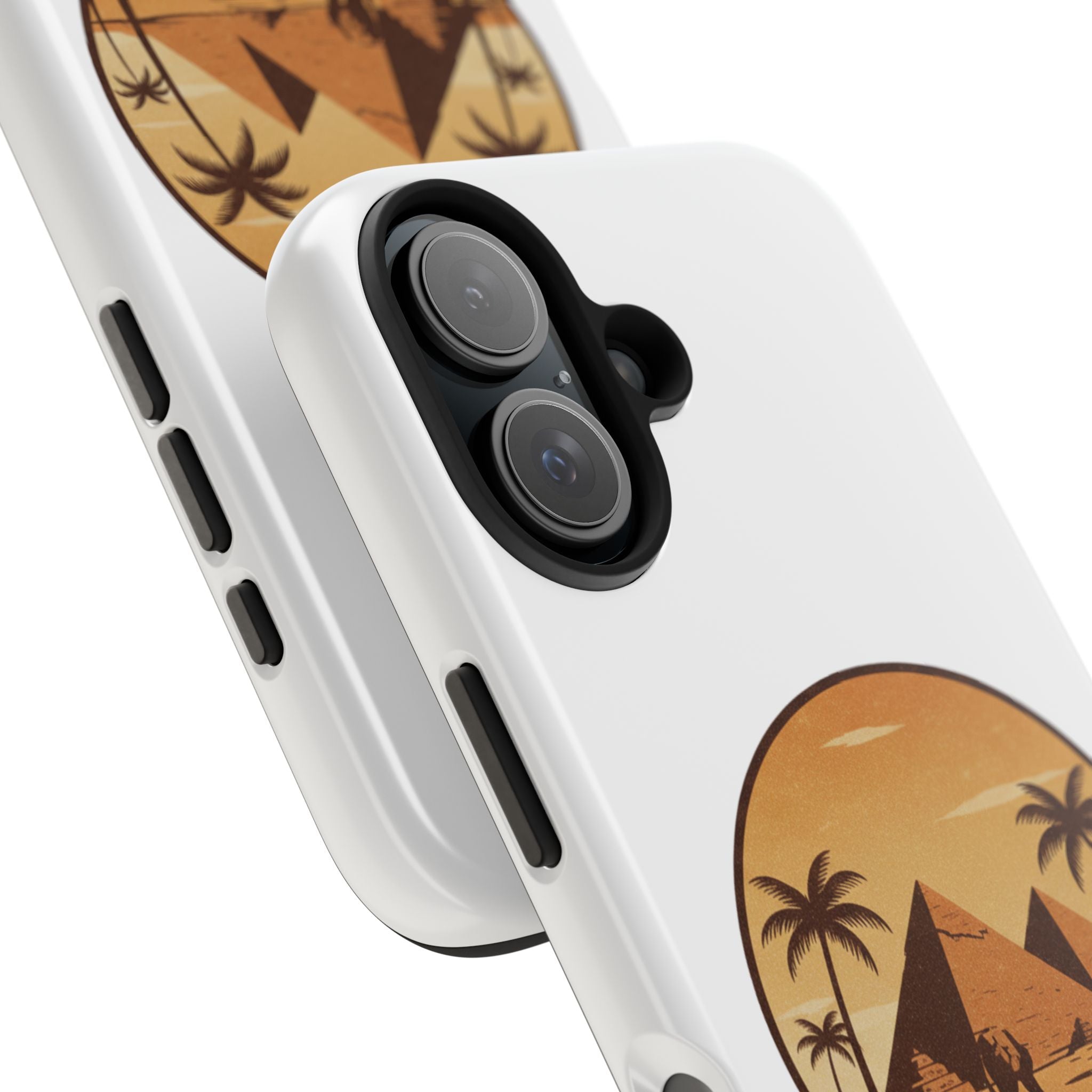 Cairo Pyramids Tough Phone Case — Vintage Egypt Travel iPhone/Android Protective Cover