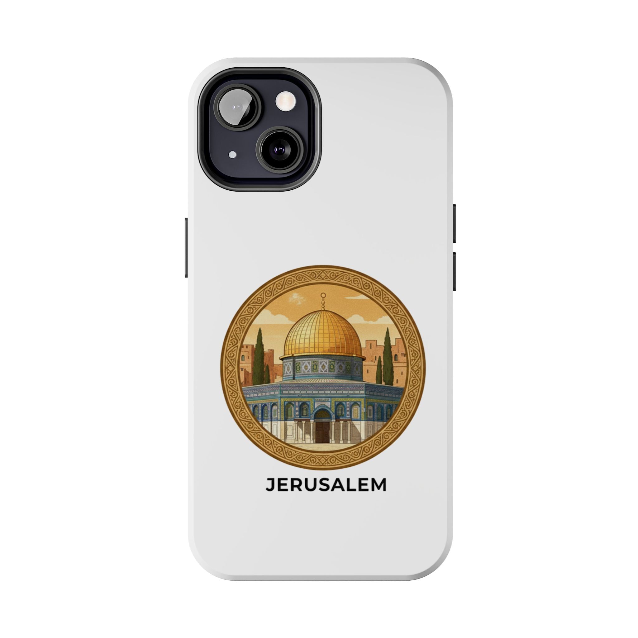Jerusalem Dome Tough Phone Case — Golden Dome of the Rock Illustration