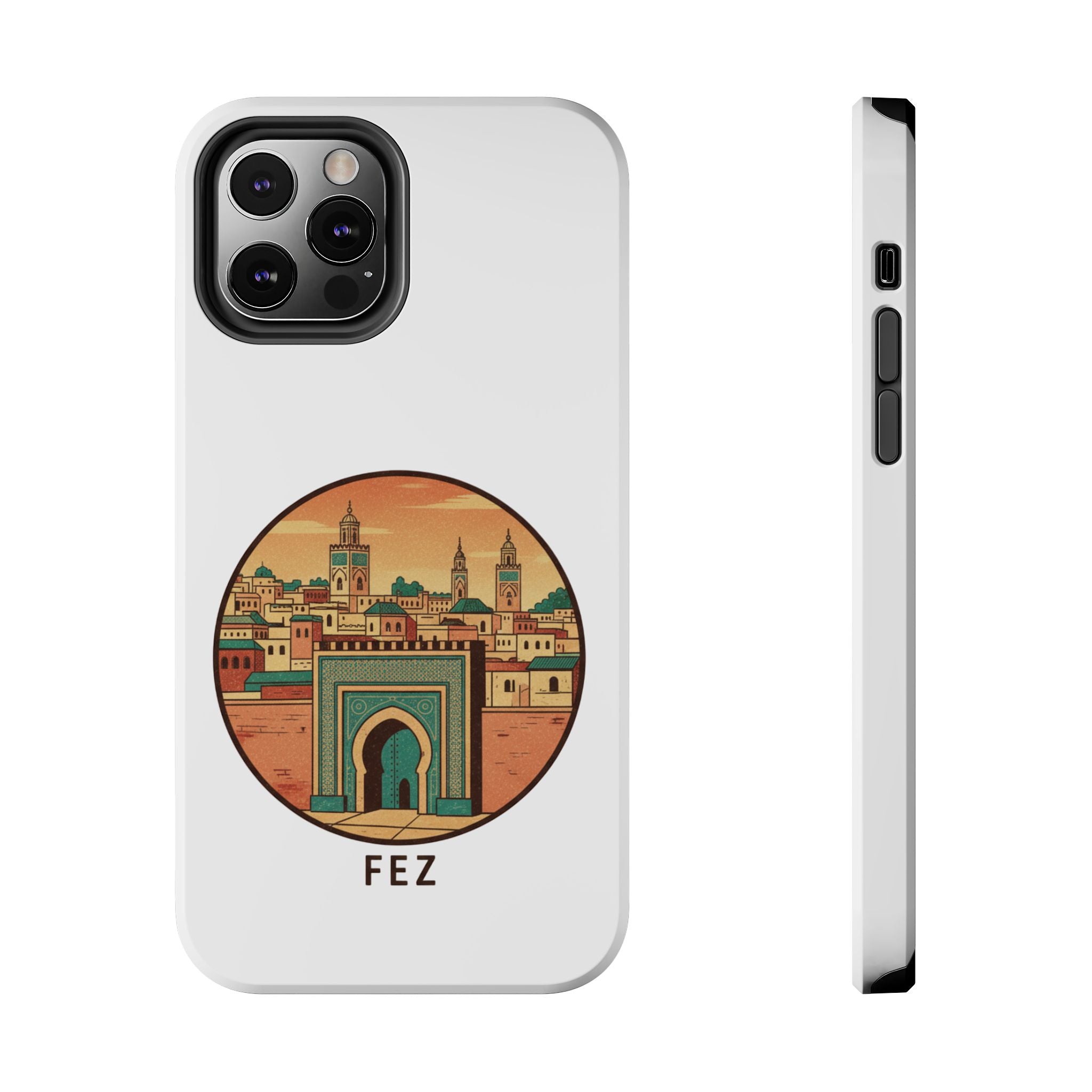 Fez City Tough Phone Case — Moroccan Archway Travel Phone Case