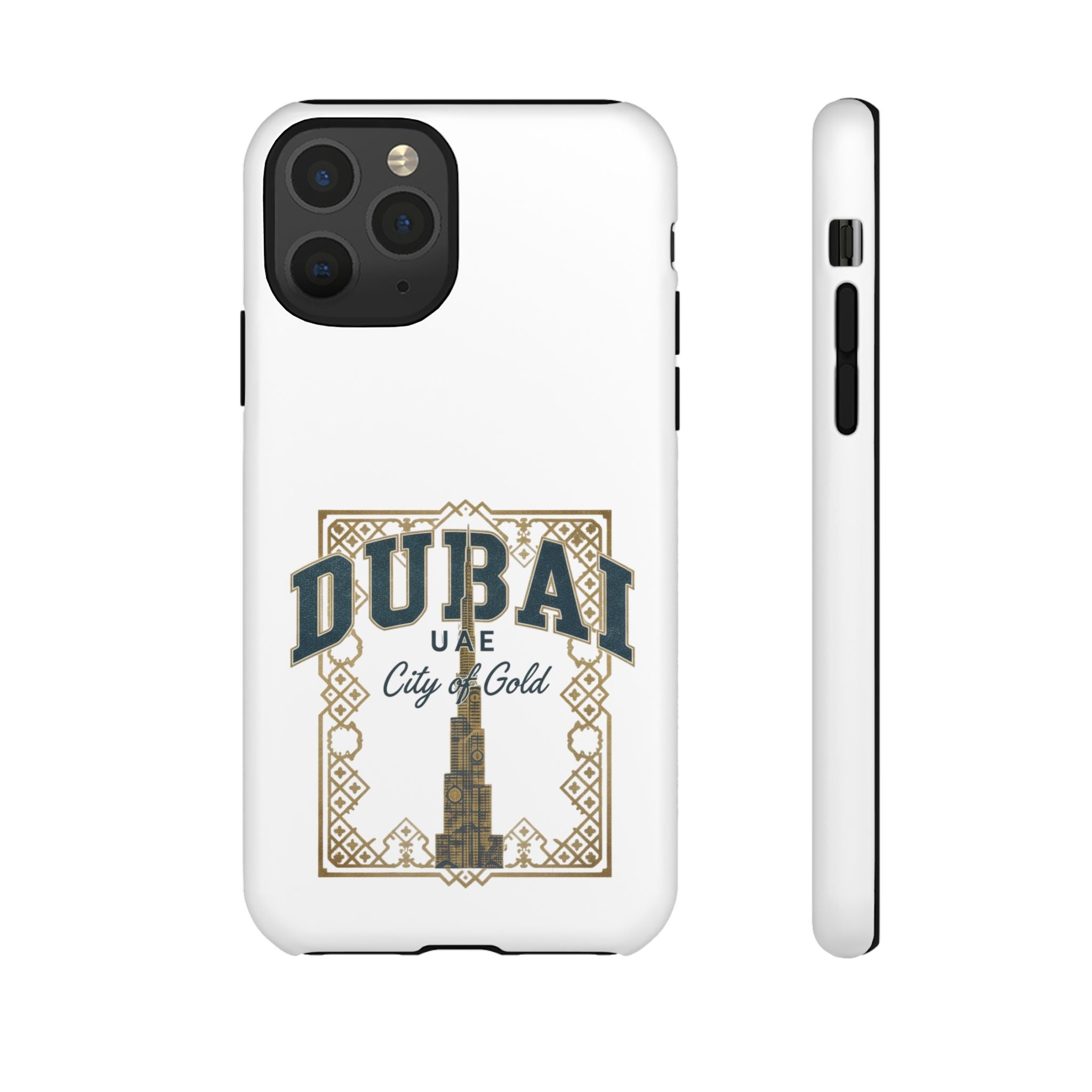 Dubai City of Gold Tough Phone Case — Protective Travel Phone Cover