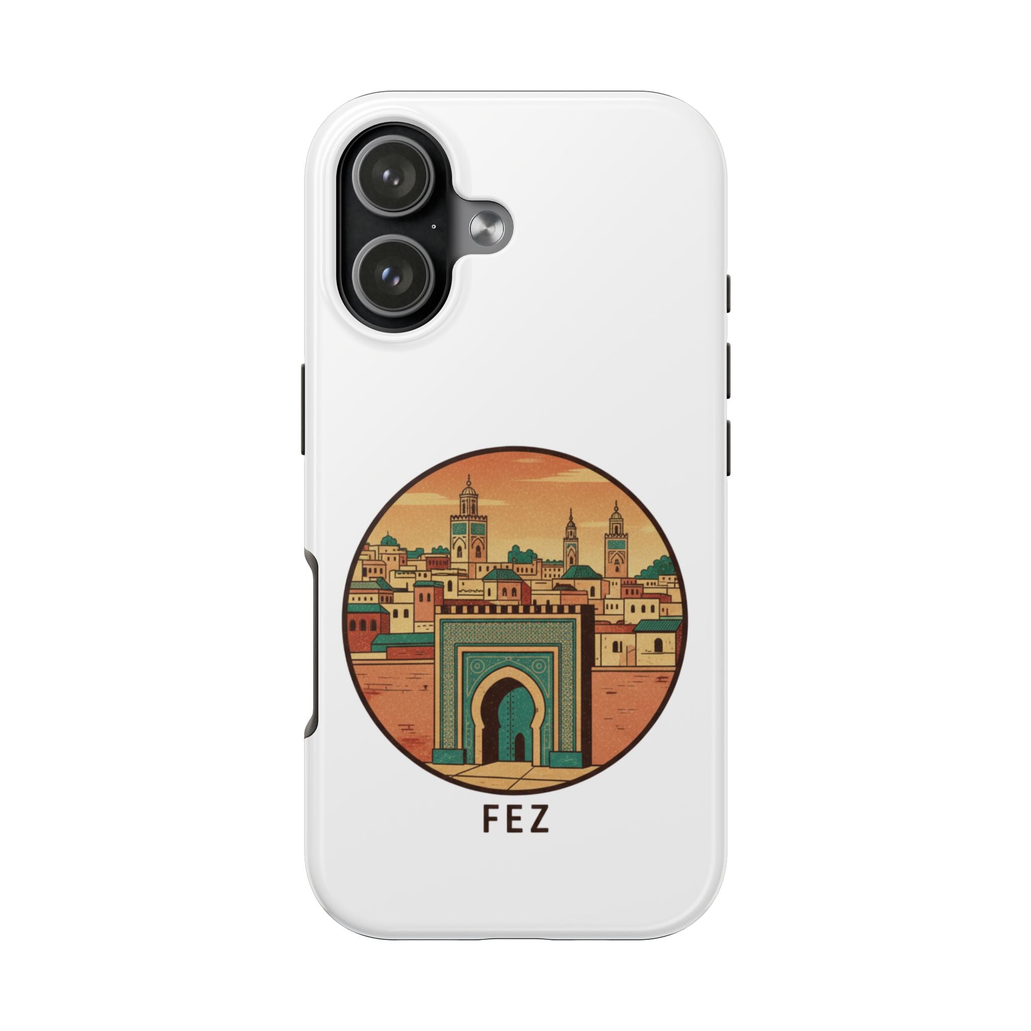 Fez City Tough Phone Case — Moroccan Archway Travel Phone Case
