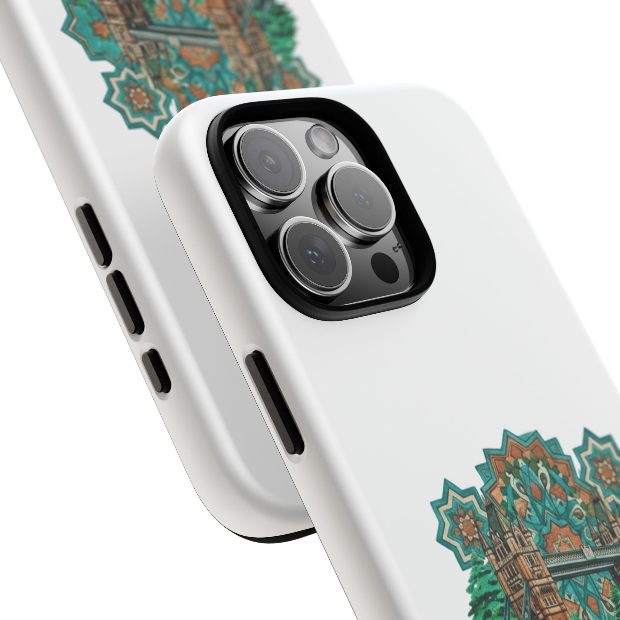 Beirut x London Ornate Phone Case — Turquoise Mosaic Gateway Design