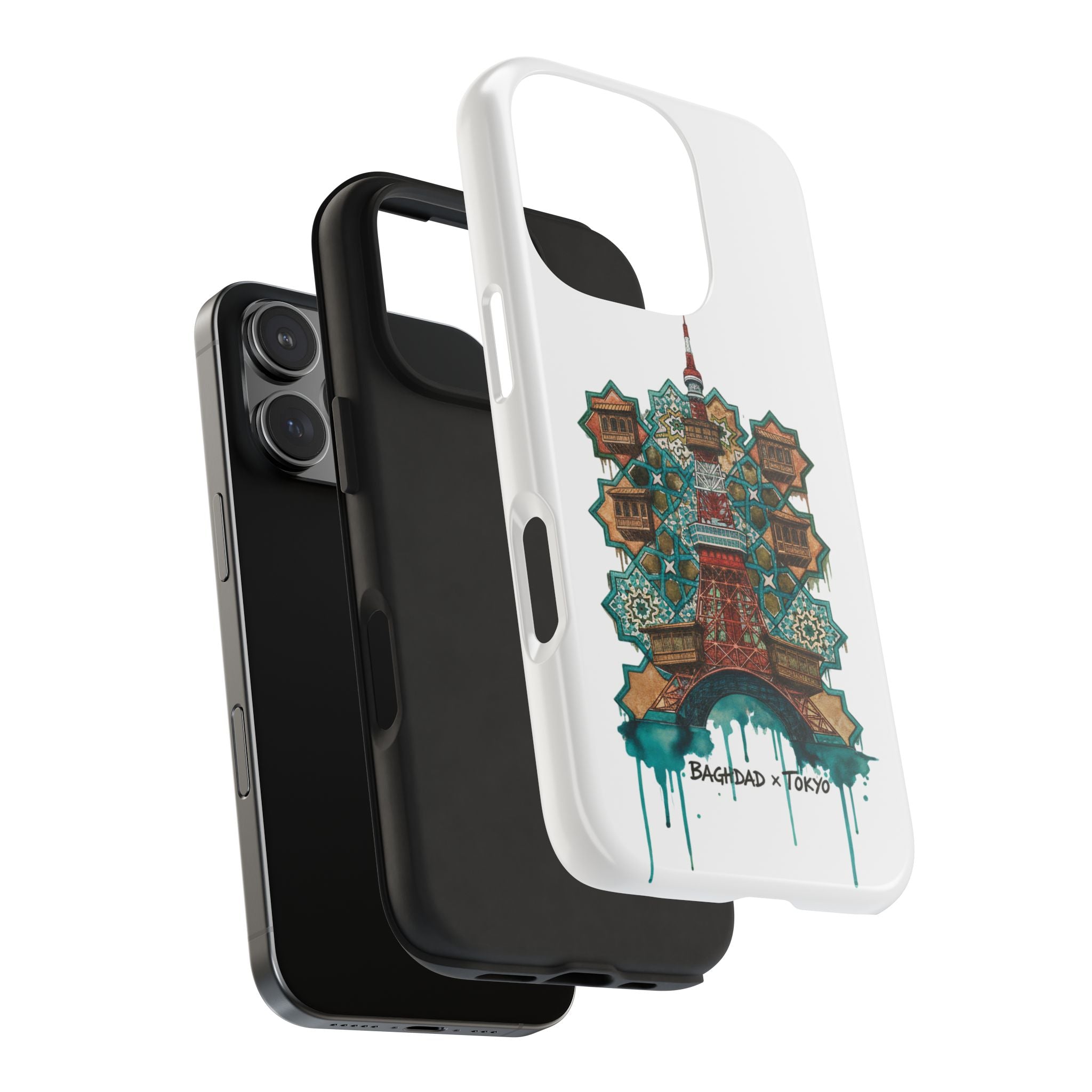 Tough Phone Case — Baghdad x Tokyo Fusion Artwork