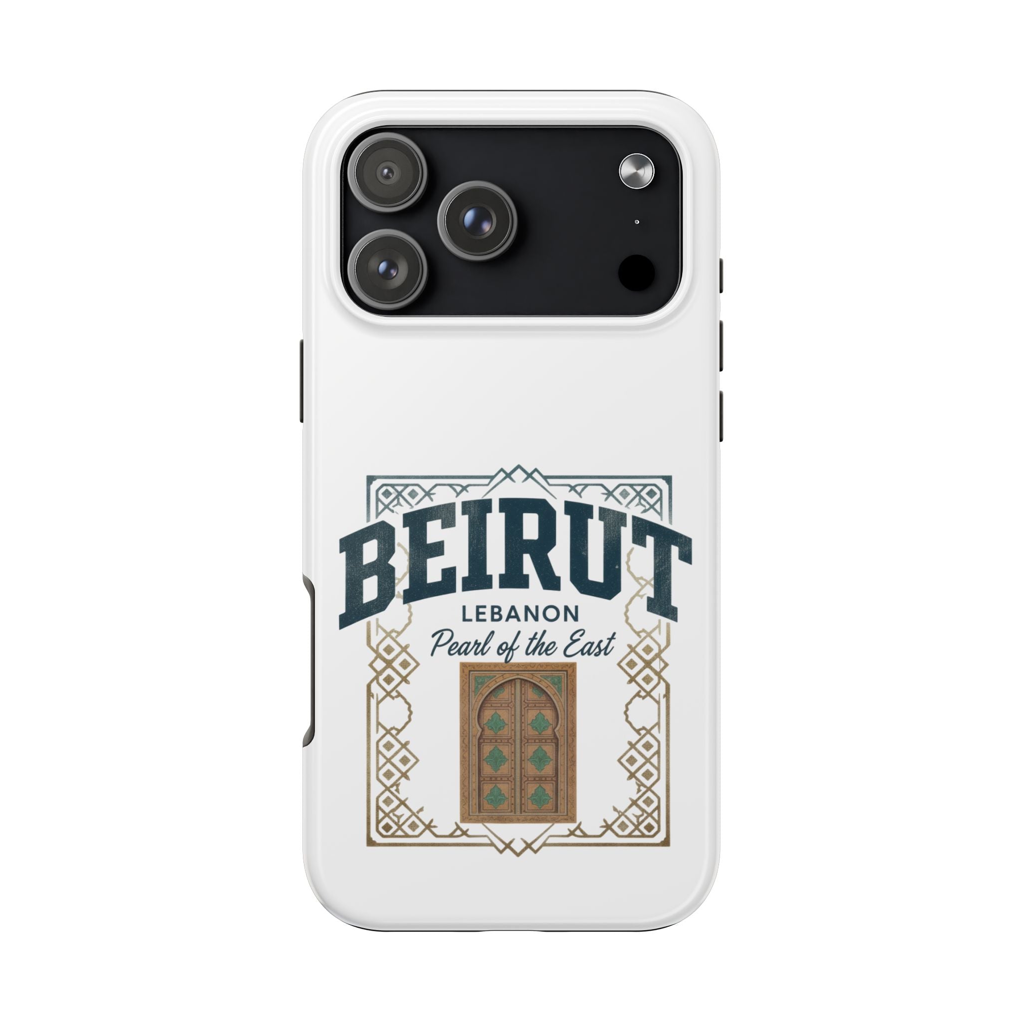 Beirut Lebanon Tough Phone Case — 'Pearl of the East' Vintage Door Design