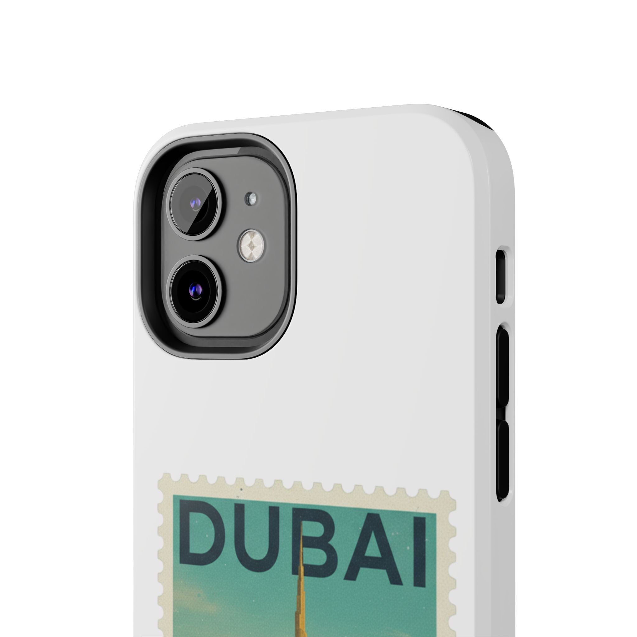 Dubai Postage Stamp Phone Case — Travel-Inspired Tough iPhone Case