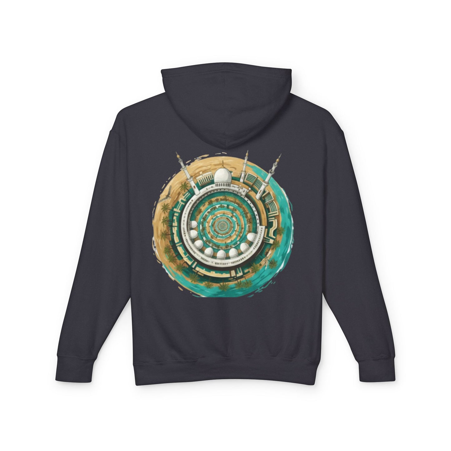 Sweat à capuche Mandala Mosque — Sweat à capuche imprimé d'un motif géométrique islamique