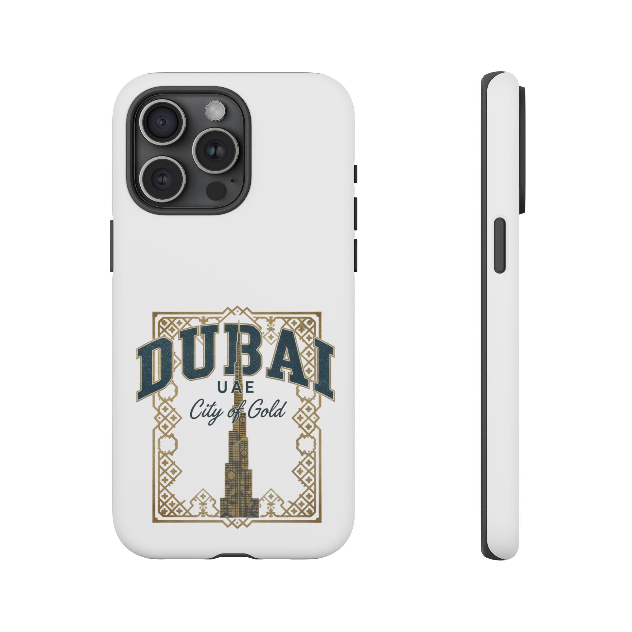 Dubai City of Gold Tough Phone Case — Protective Travel Phone Cover