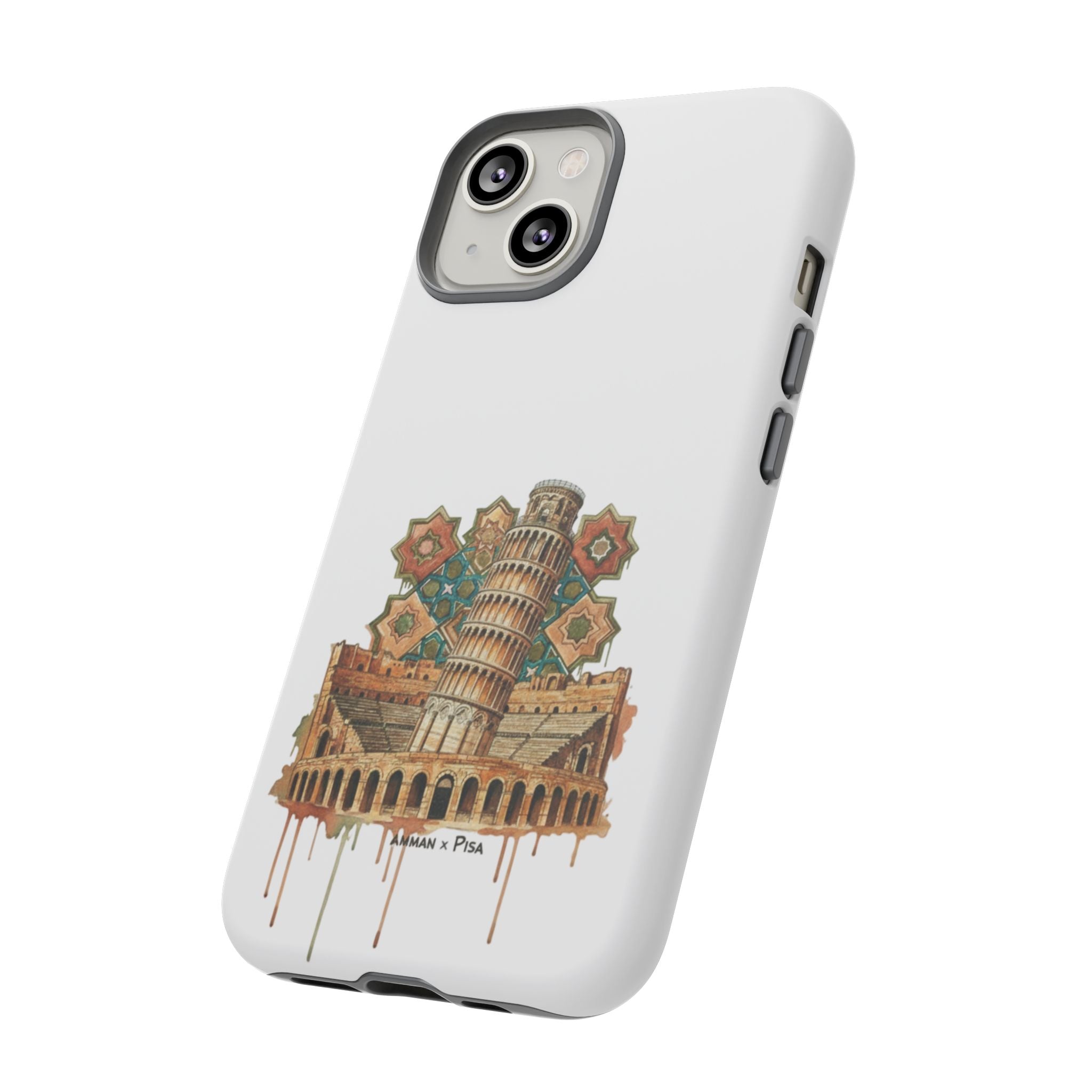 Leaning Tower Tough Phone Case — Vintage Pisa Travel Design