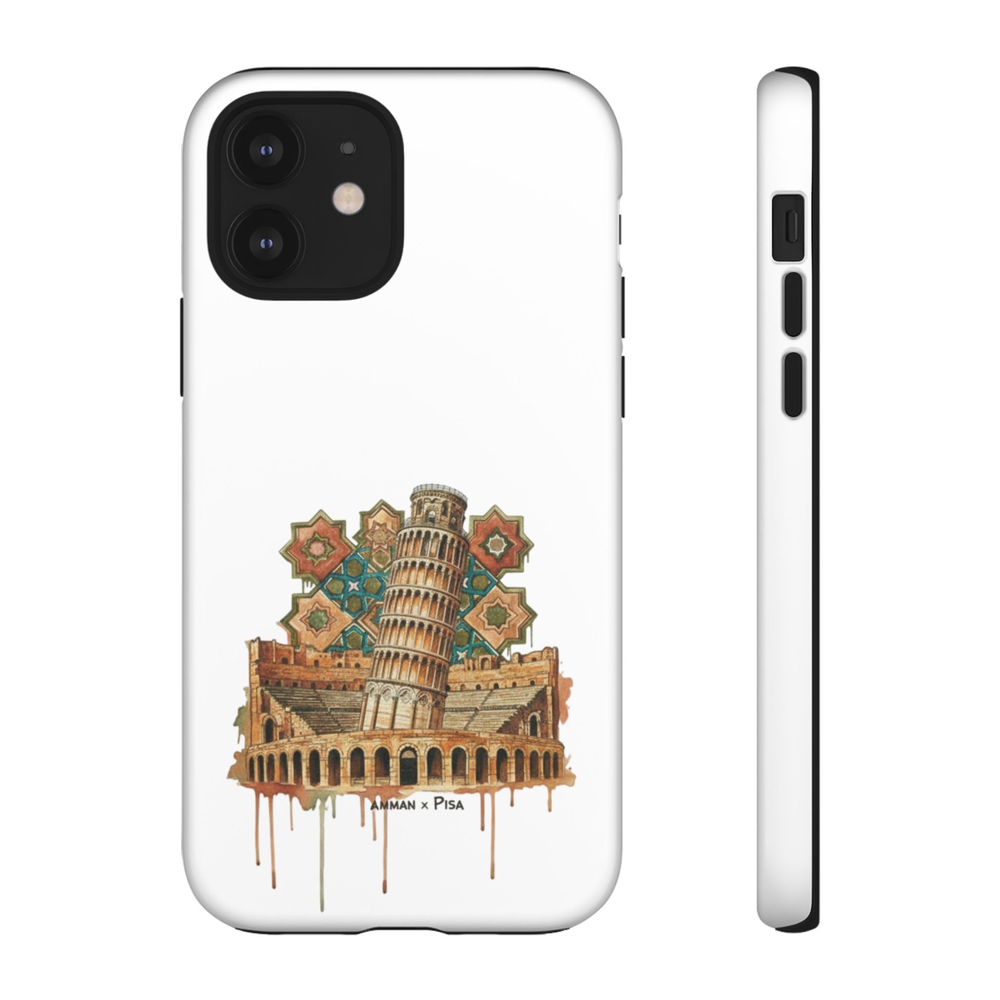 Leaning Tower Tough Phone Case — Vintage Pisa Travel Design
