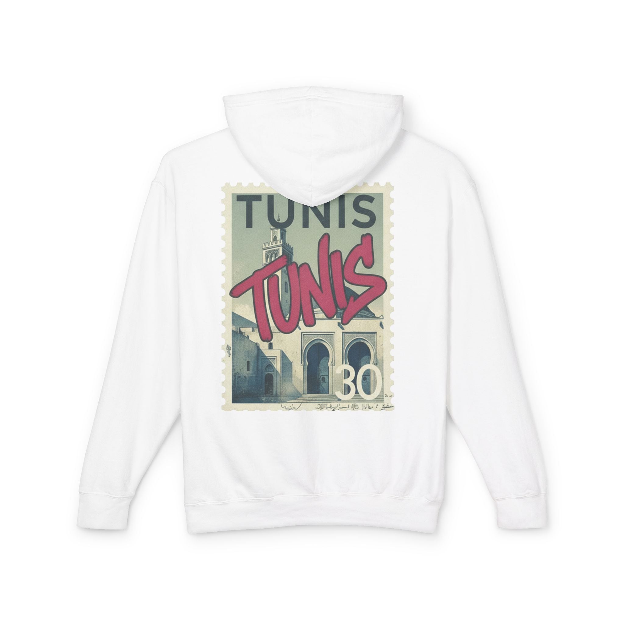 Tunis Vintage Stamp Hooded Sweatshirt