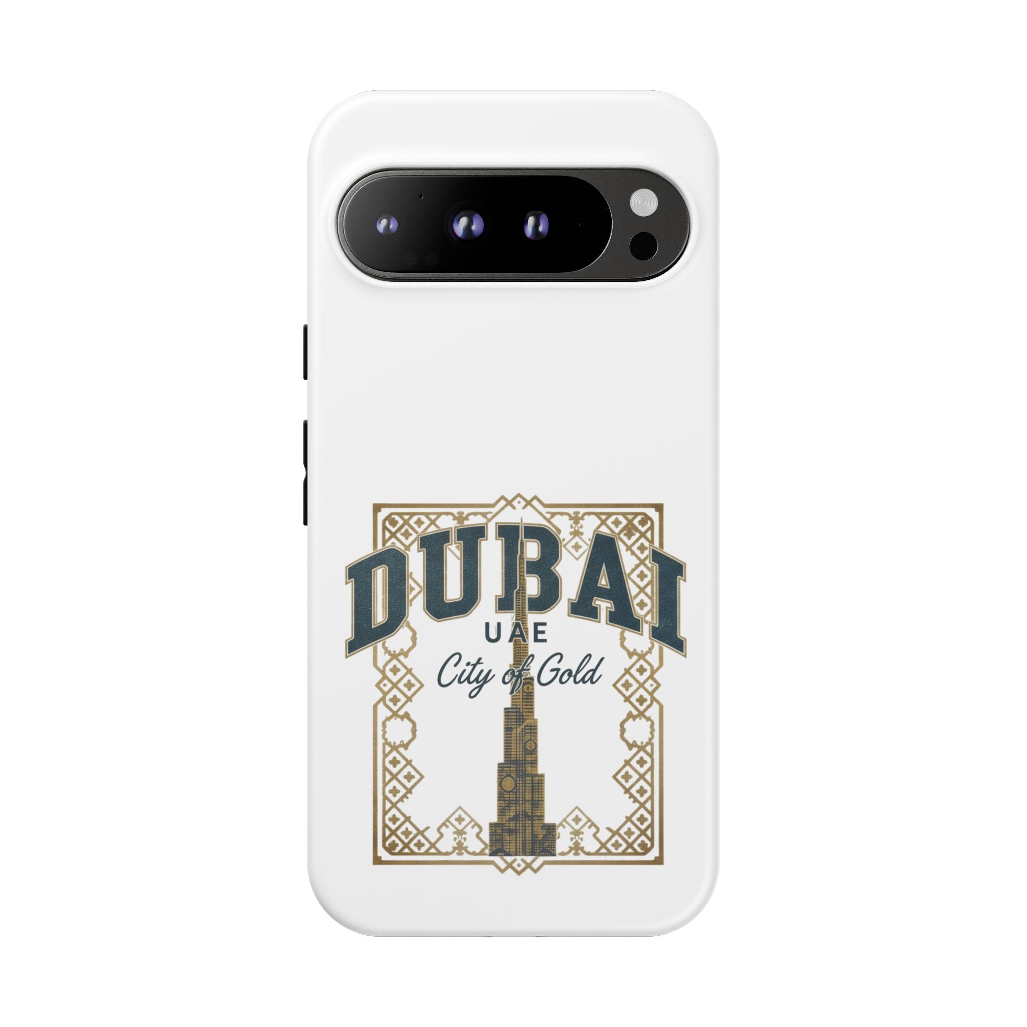 Dubai City of Gold Tough Phone Case — Protective Travel Phone Cover