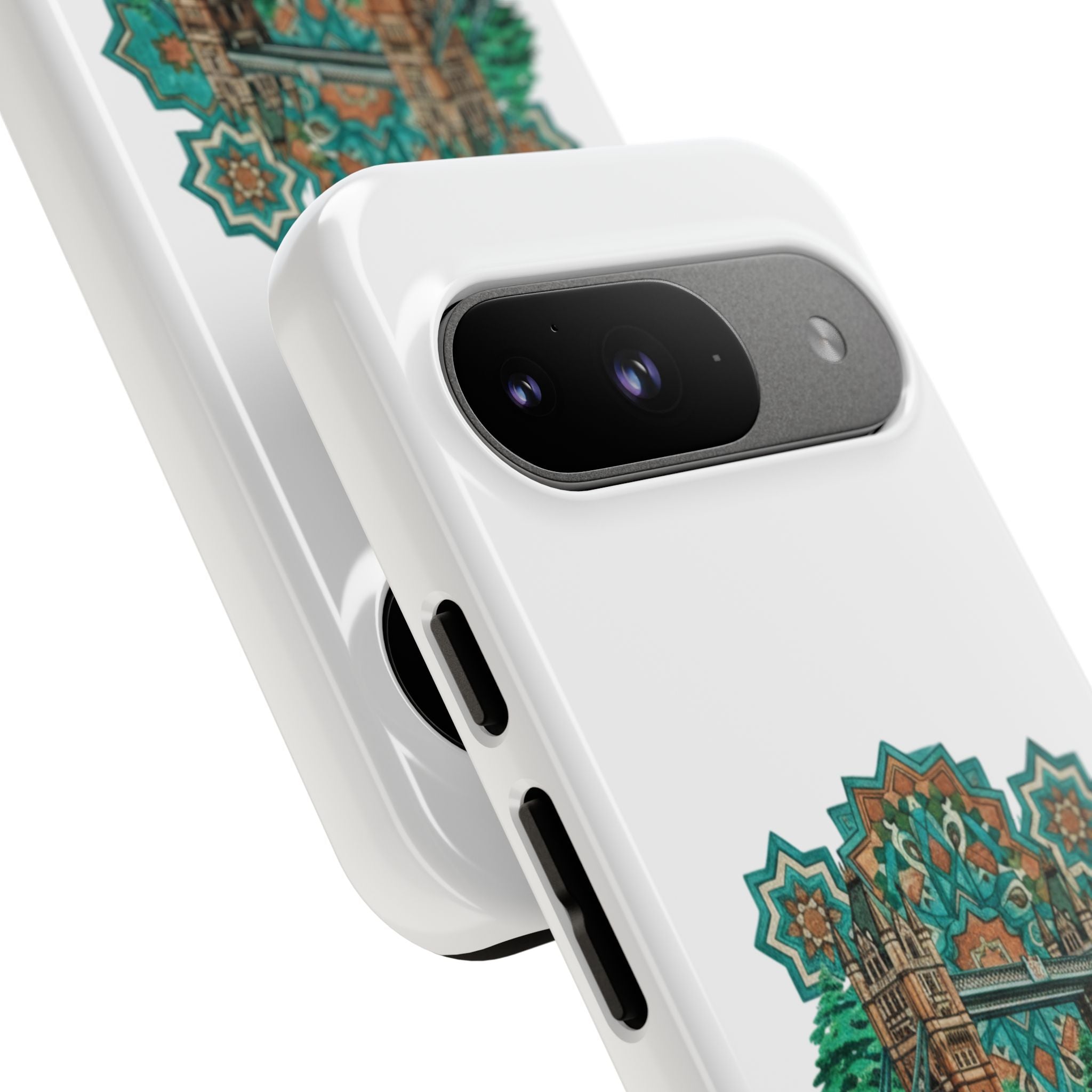 Beirut x London Ornate Phone Case — Turquoise Mosaic Gateway Design