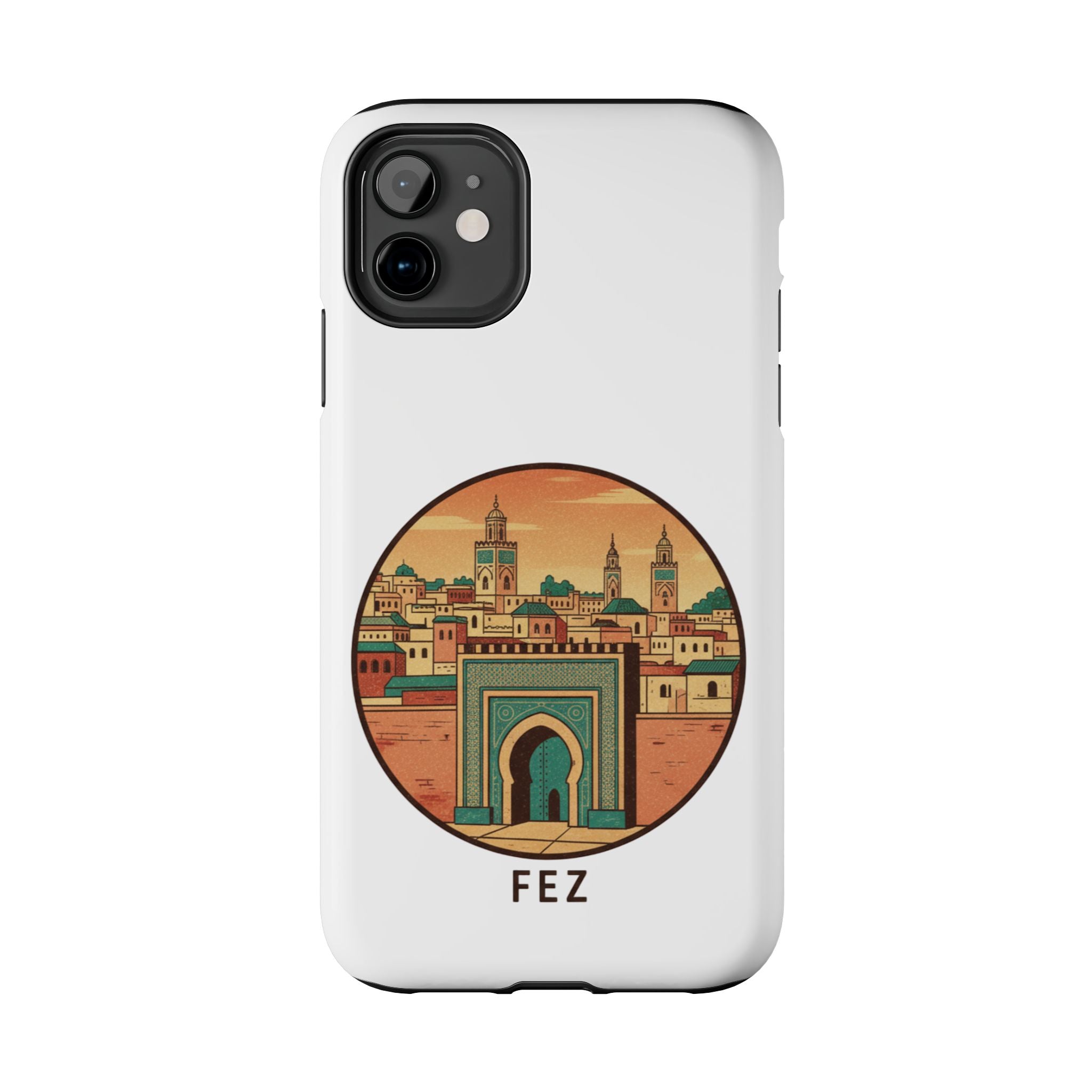 Fez City Tough Phone Case — Moroccan Archway Travel Phone Case