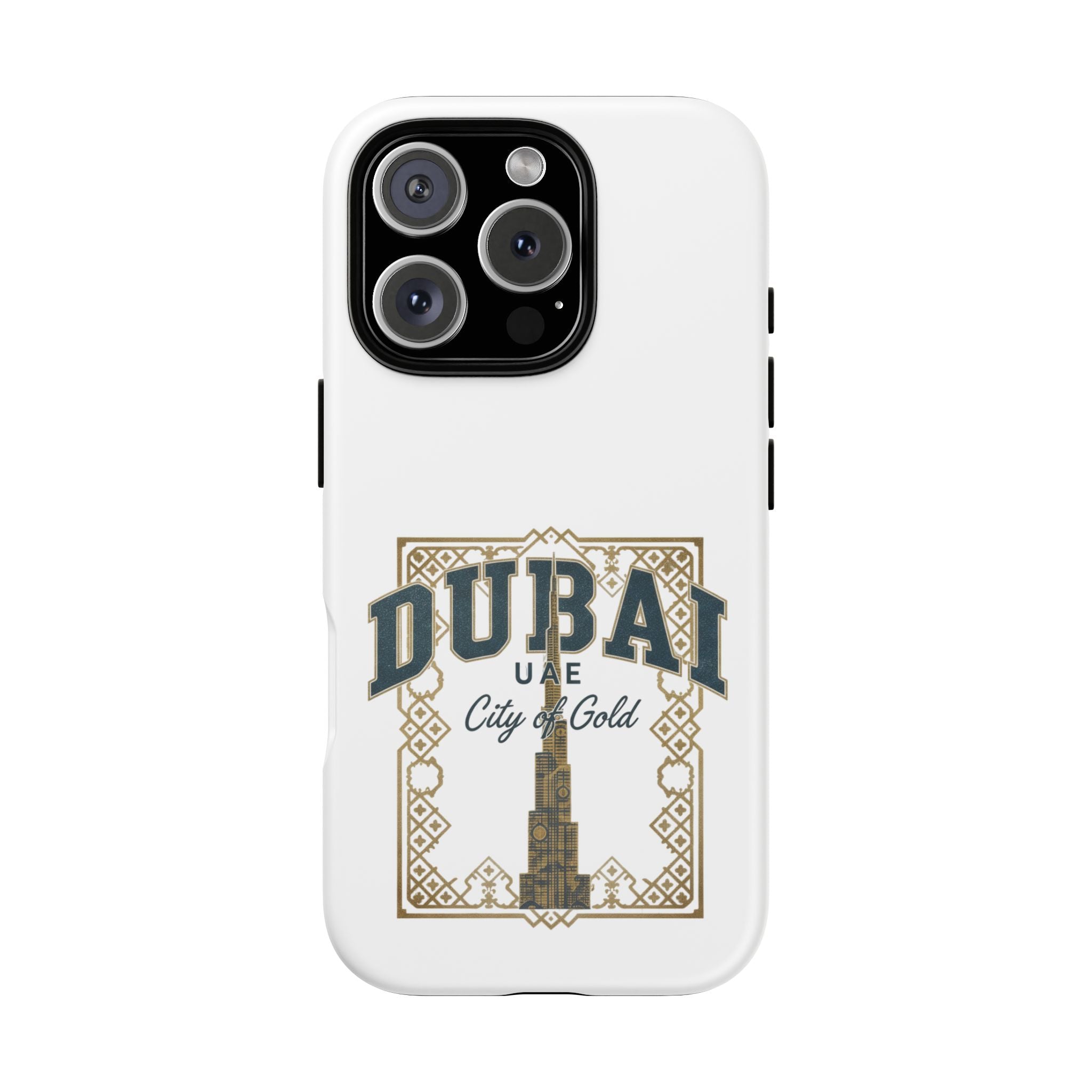 Dubai City of Gold Tough Phone Case — Protective Travel Phone Cover
