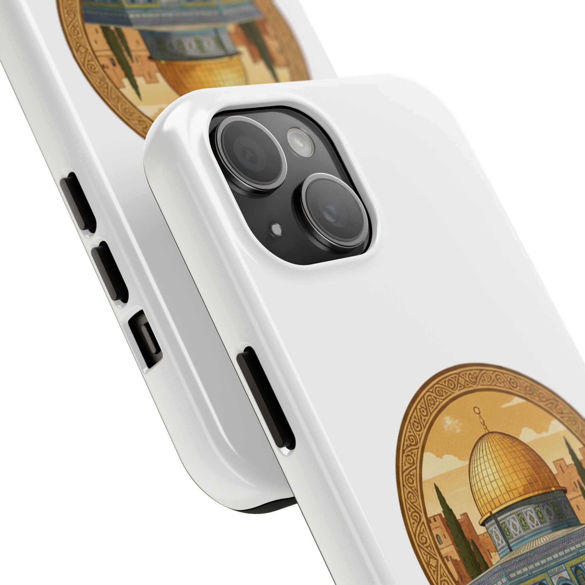 Jerusalem Dome Tough Phone Case — Golden Dome of the Rock Illustration