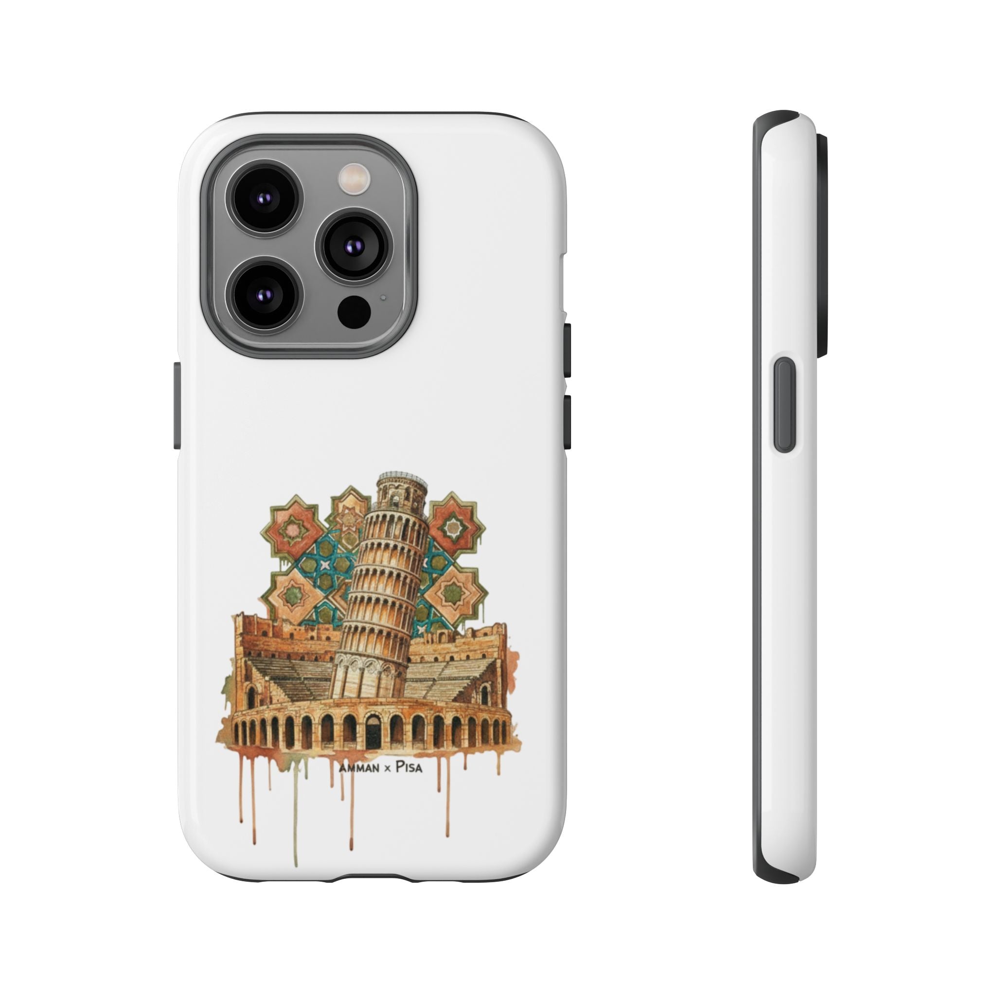 Leaning Tower Tough Phone Case — Vintage Pisa Travel Design