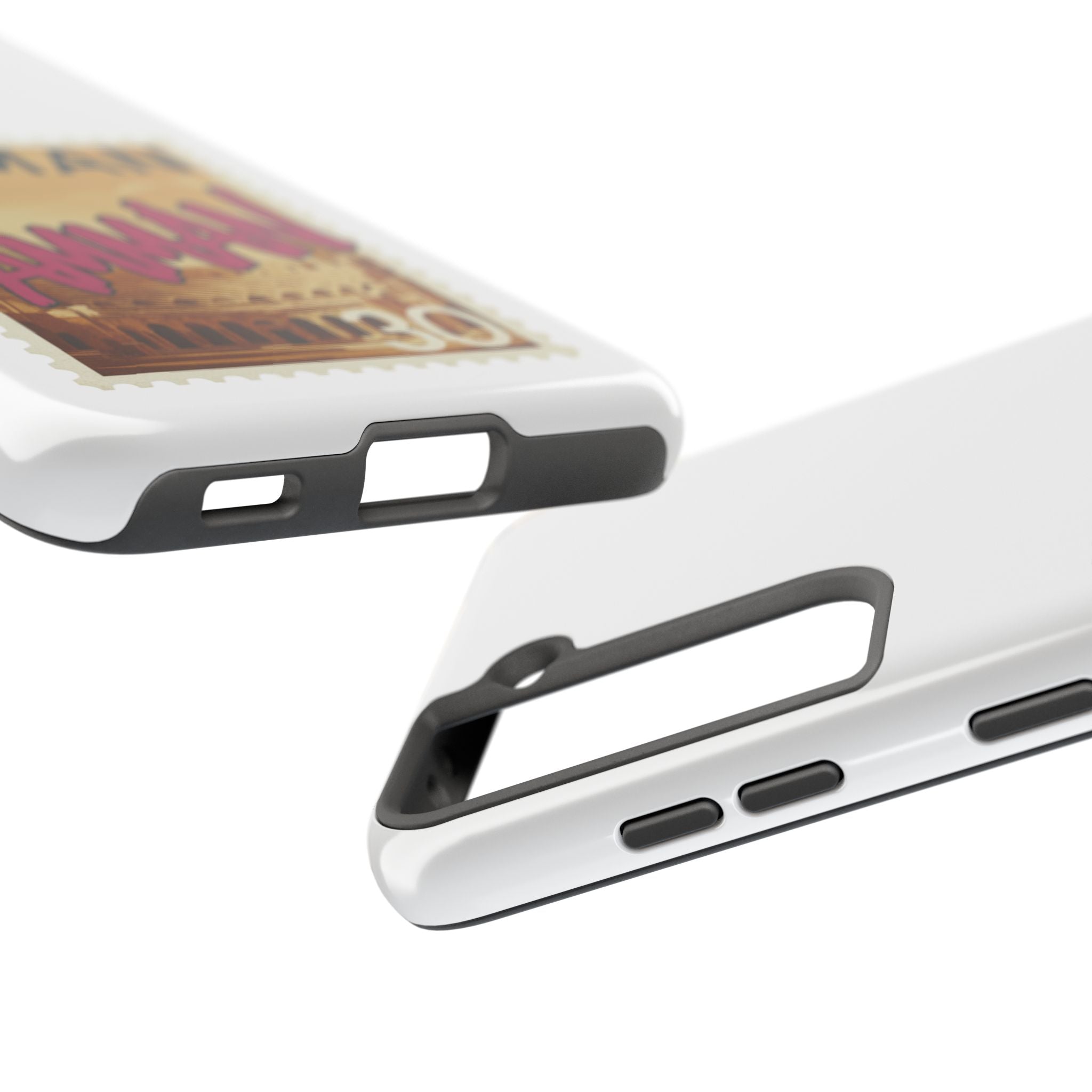 Amman Stamp Tough Phone Case — Jordan Travel Vintage Postage Design