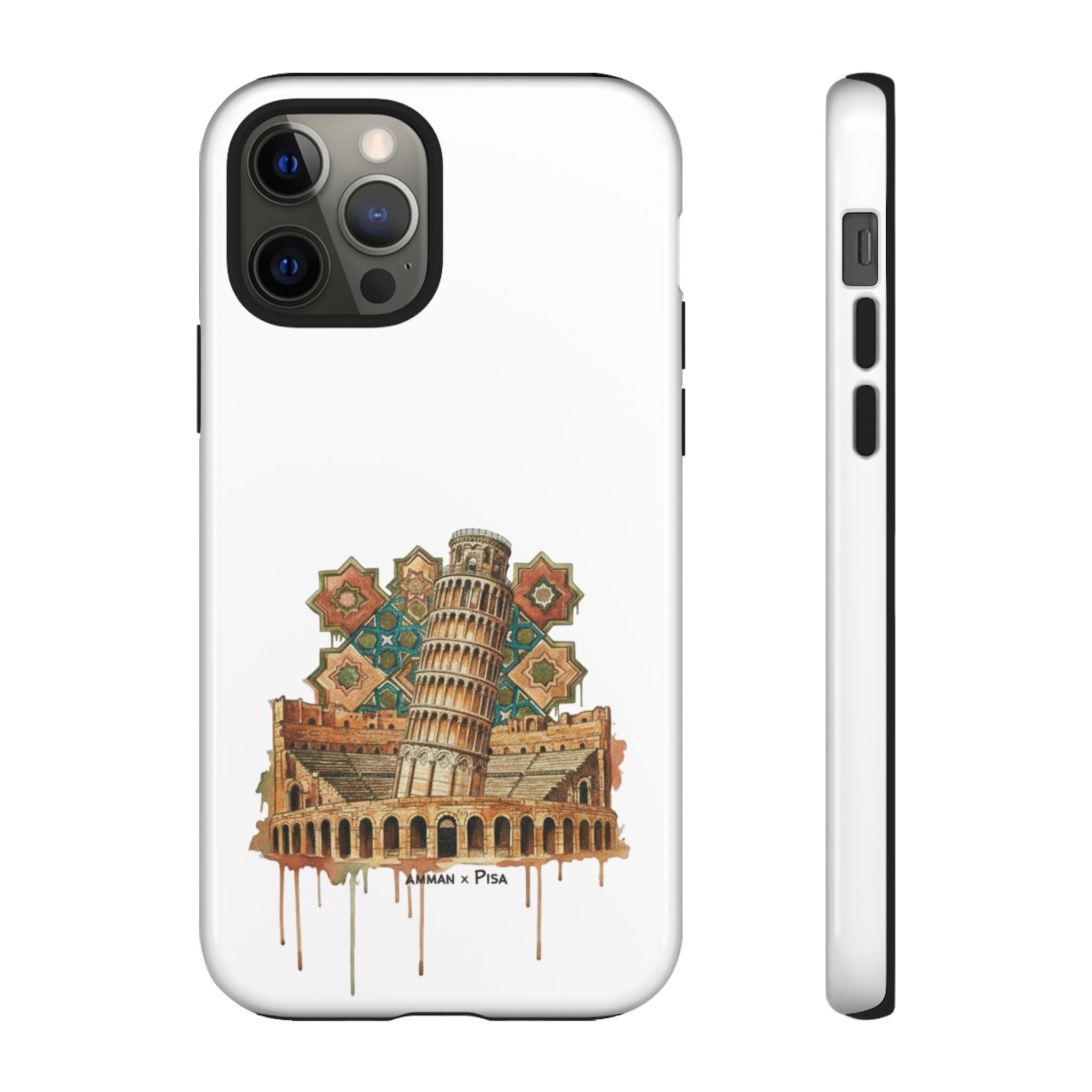 Leaning Tower Tough Phone Case — Vintage Pisa Travel Design