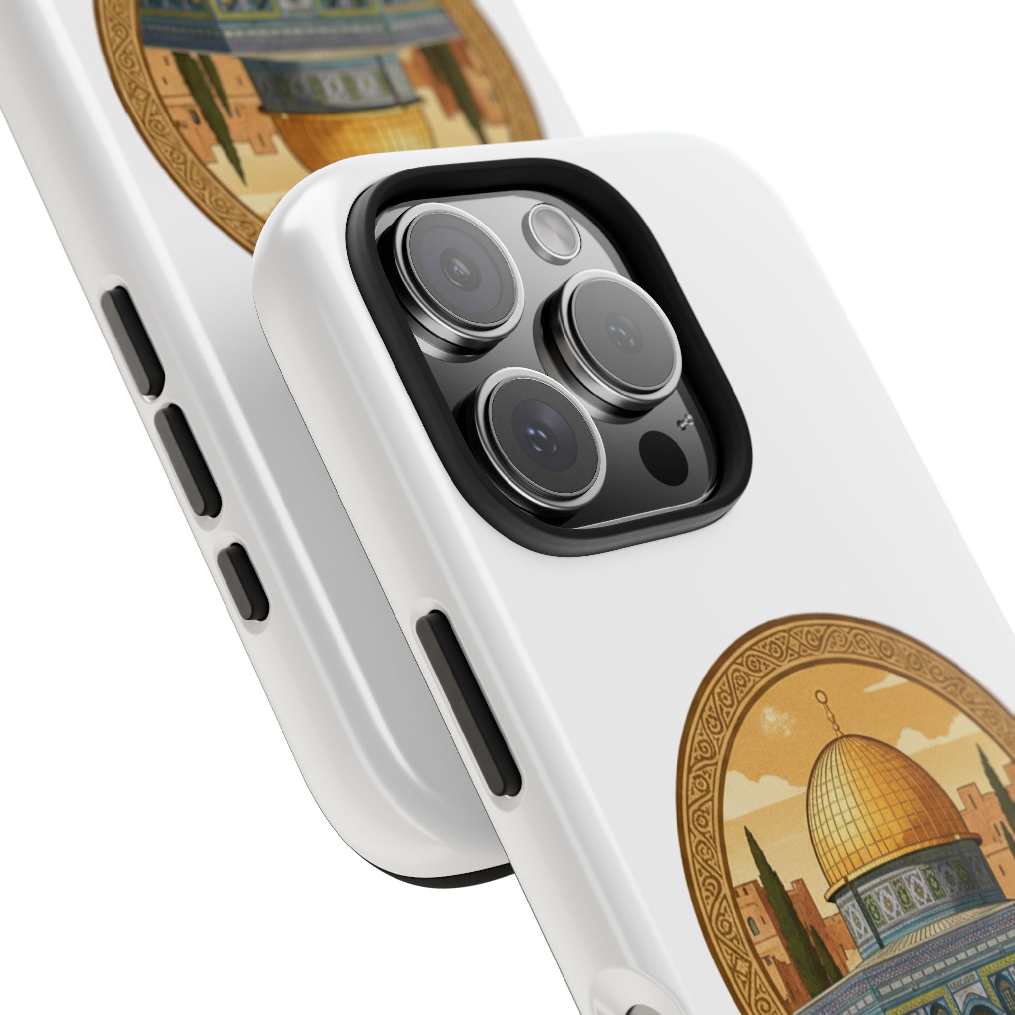 Jerusalem Dome Tough Phone Case — Golden Dome of the Rock Illustration