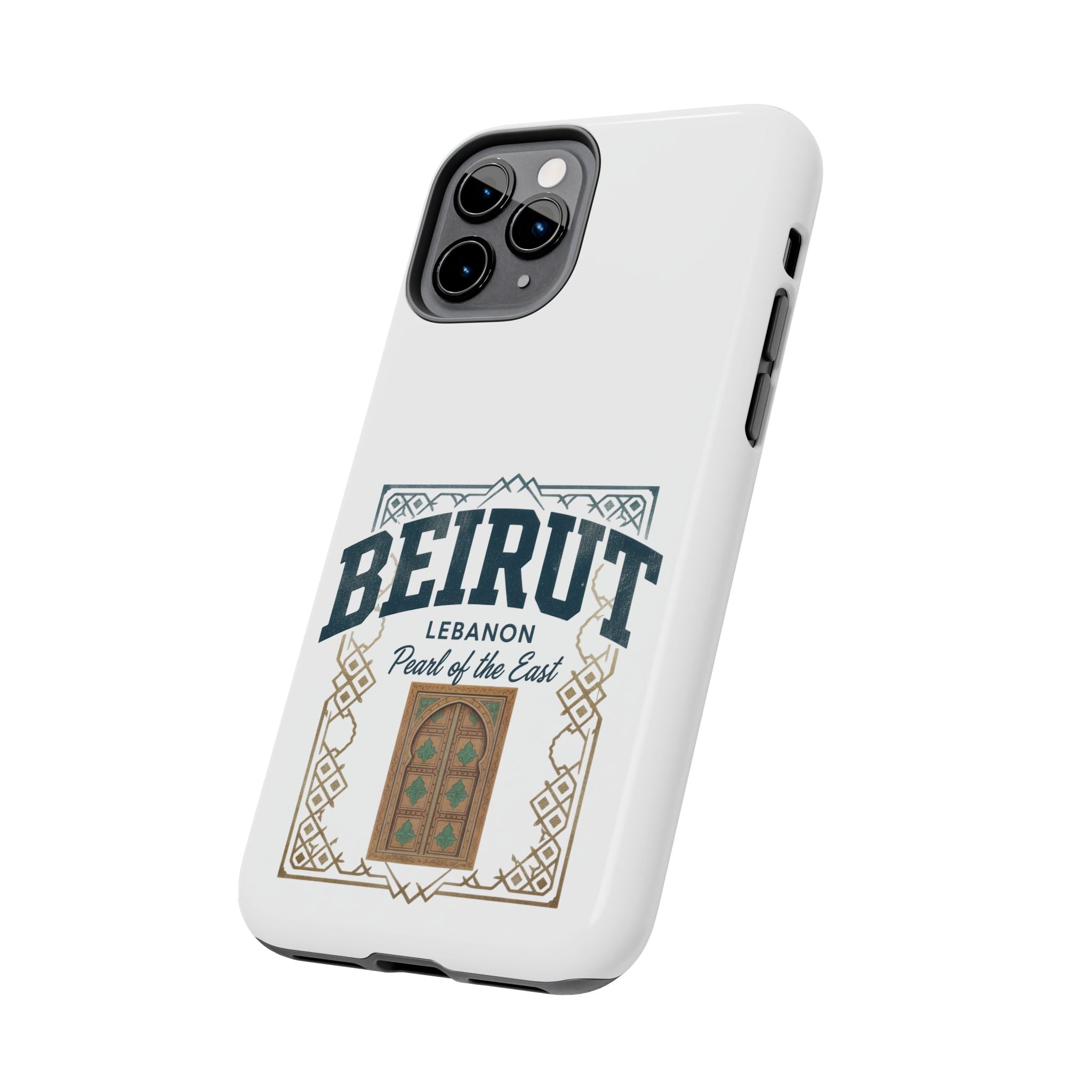 Beirut Lebanon Tough Phone Case — 'Pearl of the East' Vintage Door Design