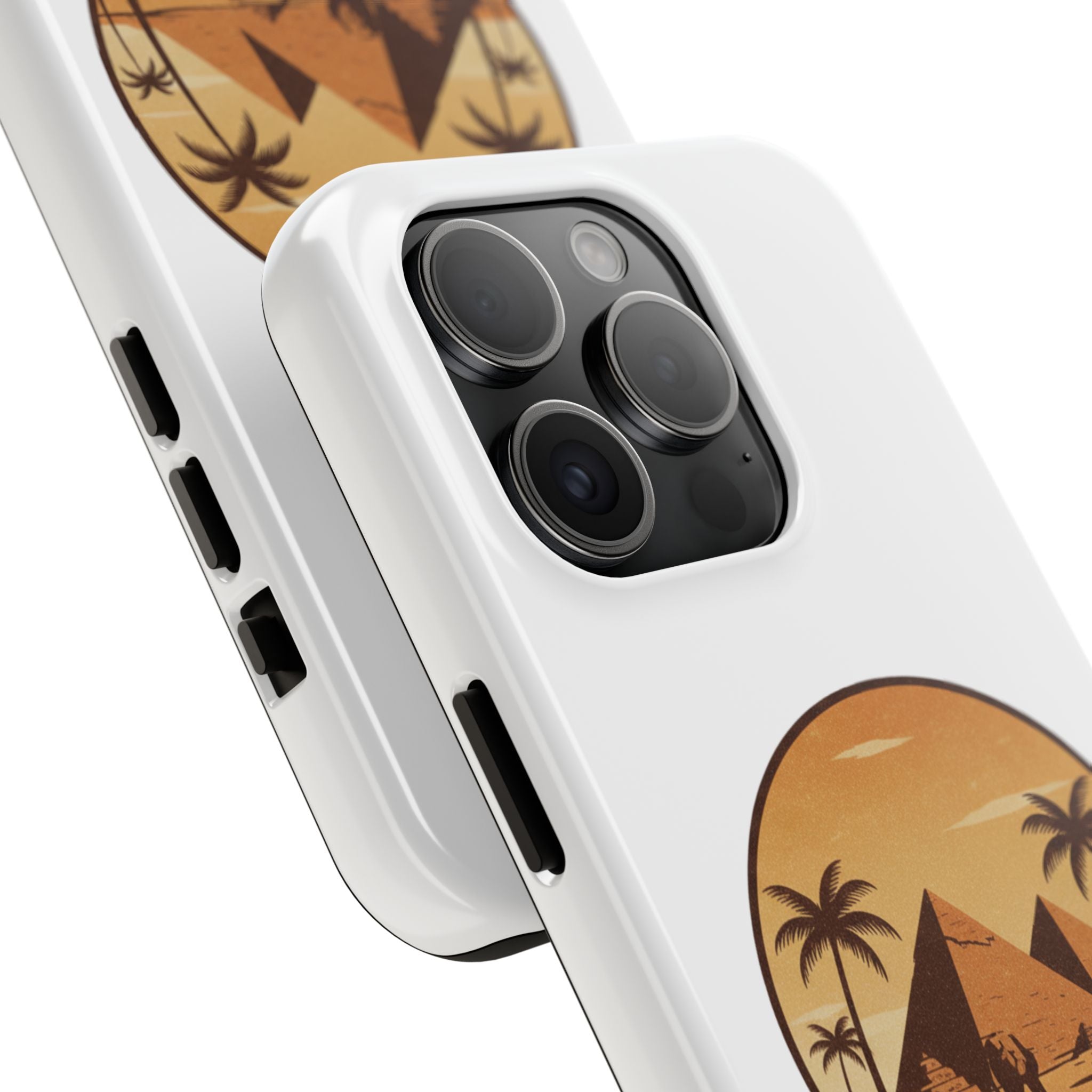 Cairo Pyramids Tough Phone Case — Vintage Egypt Travel iPhone/Android Protective Cover