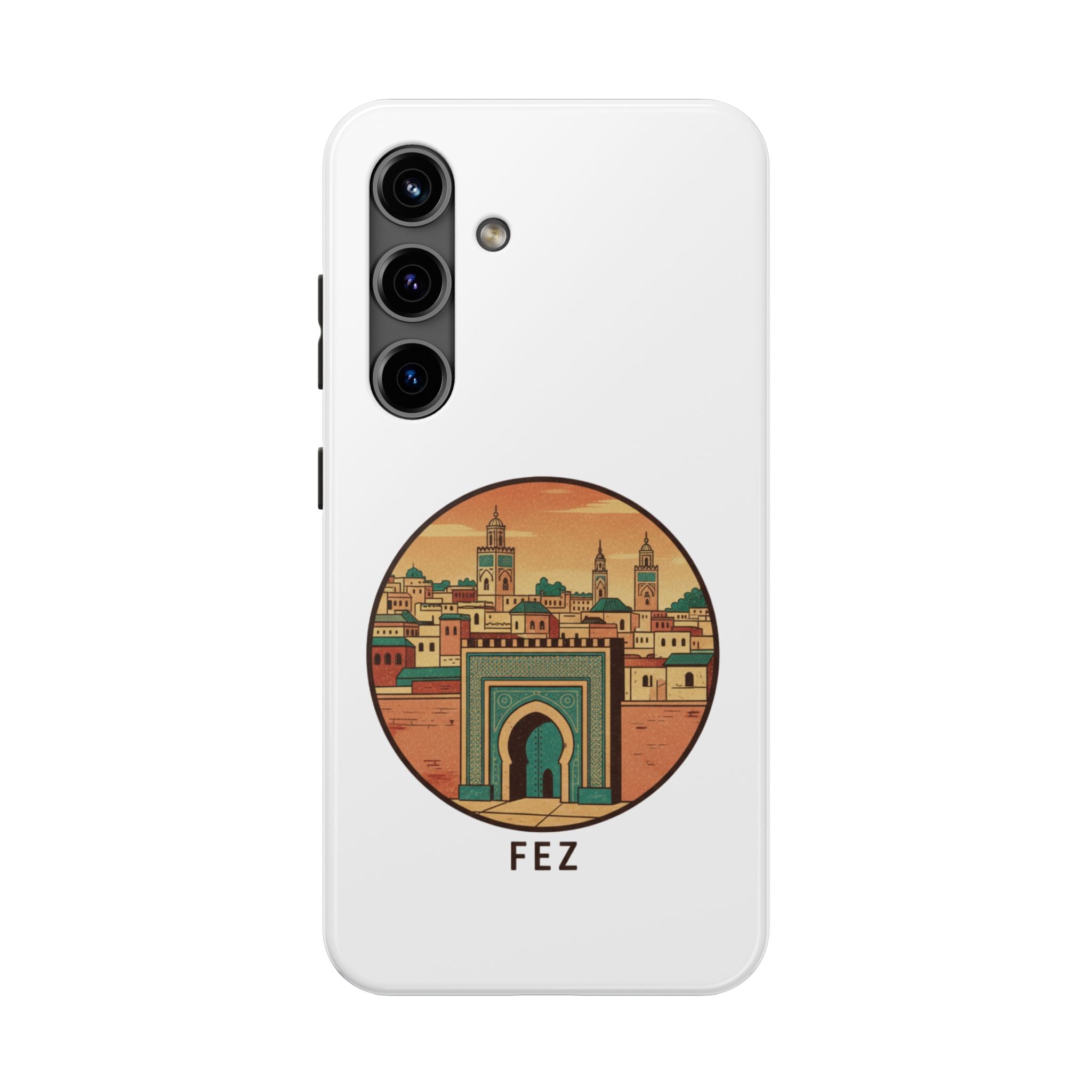Fez City Tough Phone Case — Moroccan Archway Travel Phone Case