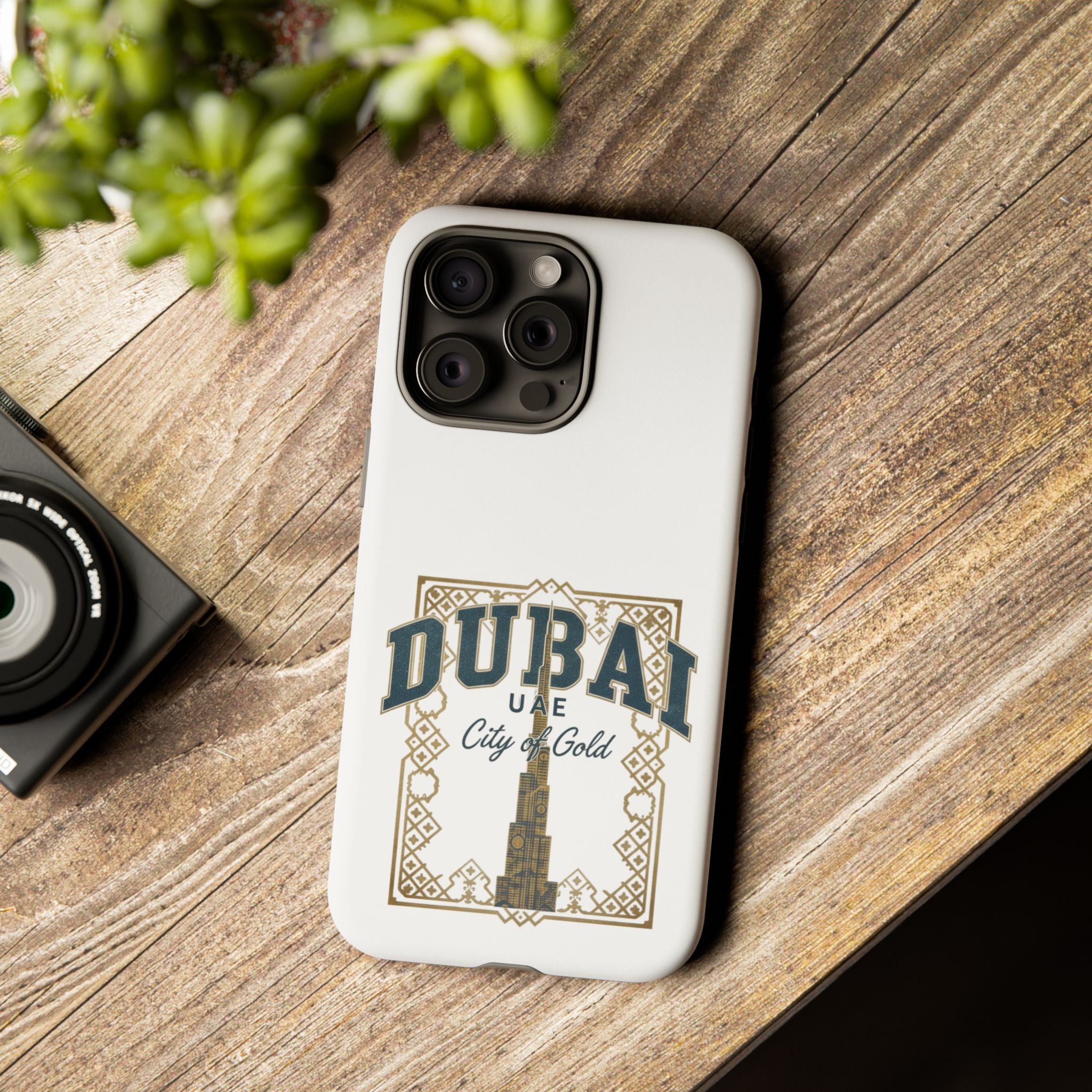 Dubai City of Gold Tough Phone Case — Protective Travel Phone Cover