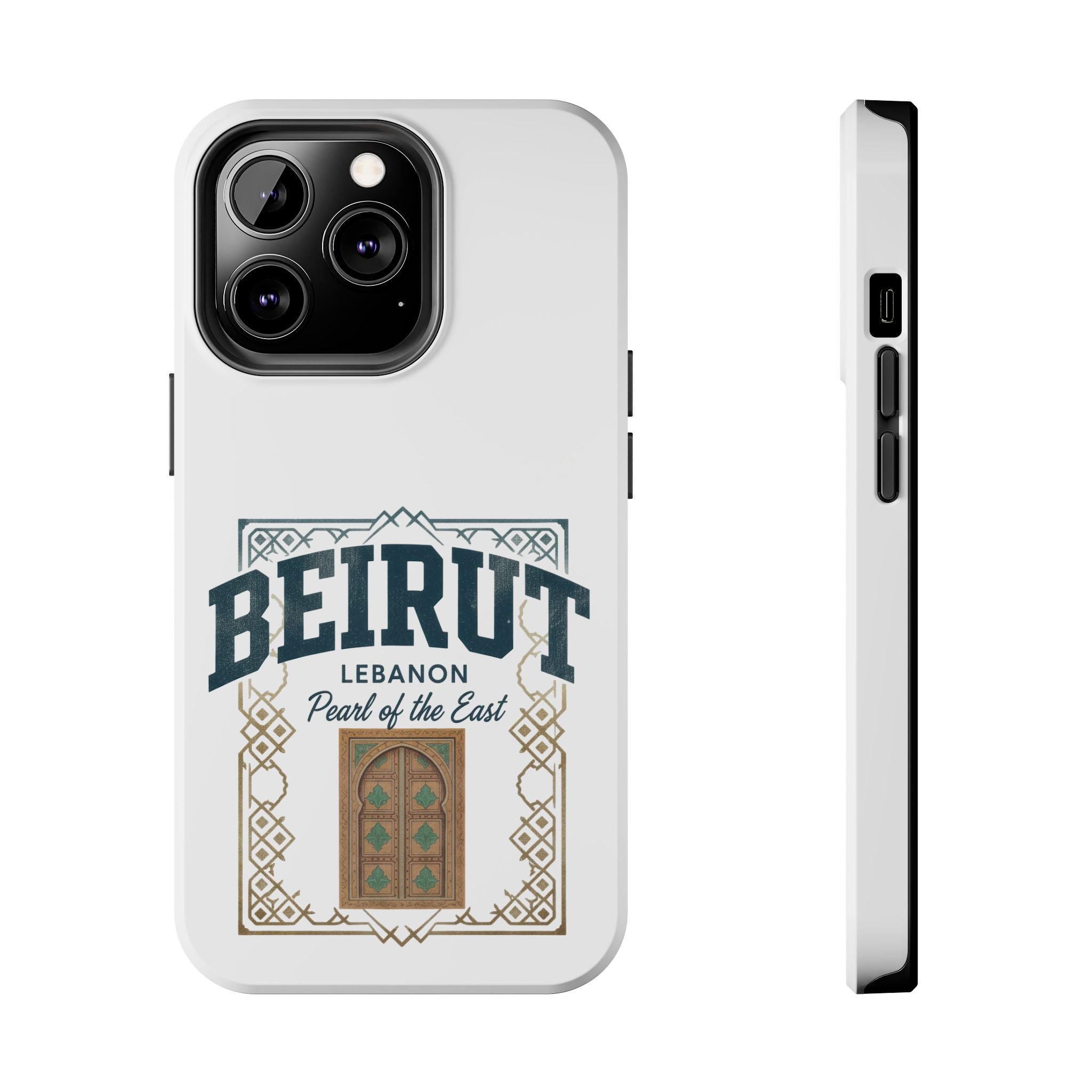 Beirut Lebanon Tough Phone Case — 'Pearl of the East' Vintage Door Design