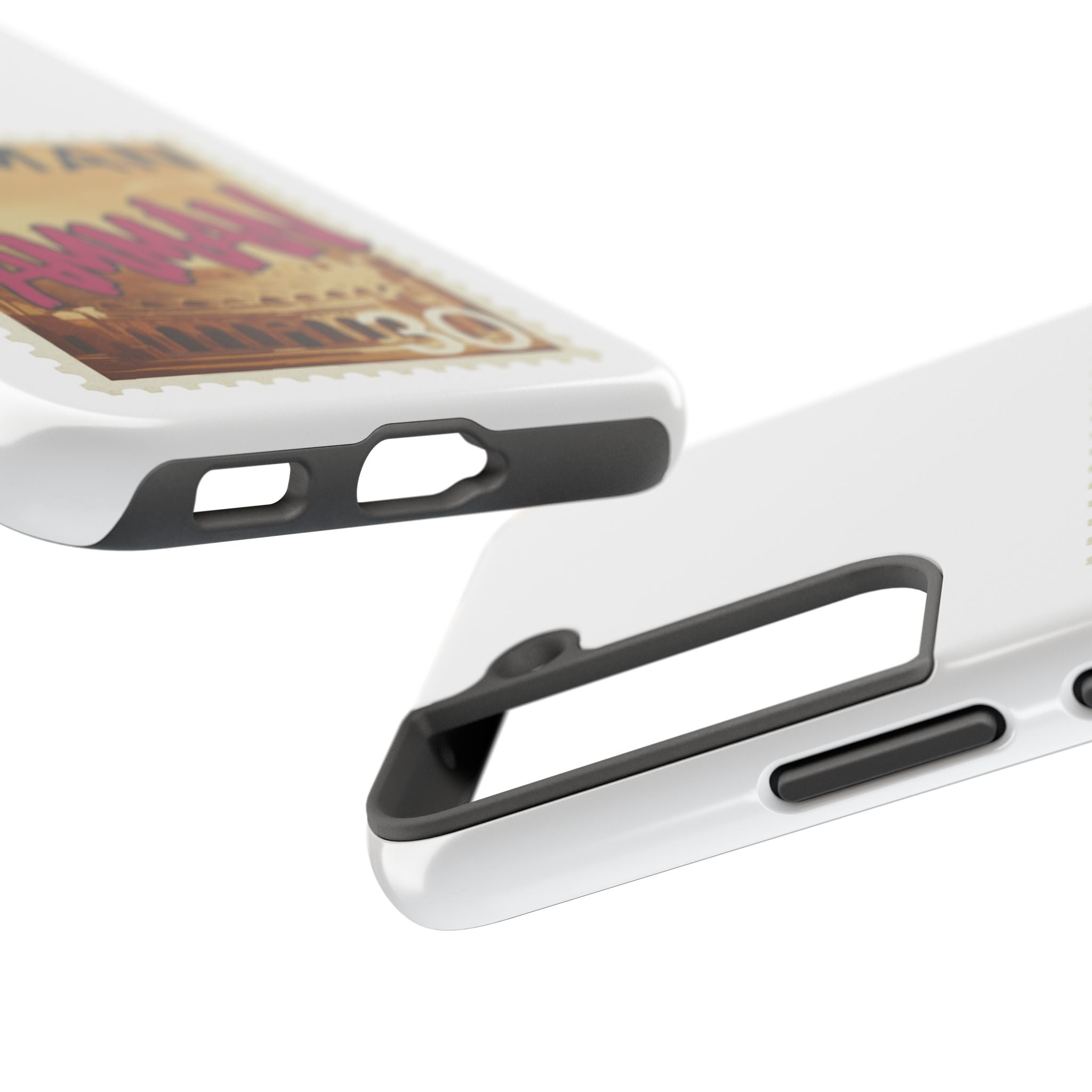 Amman Stamp Tough Phone Case — Jordan Travel Vintage Postage Design