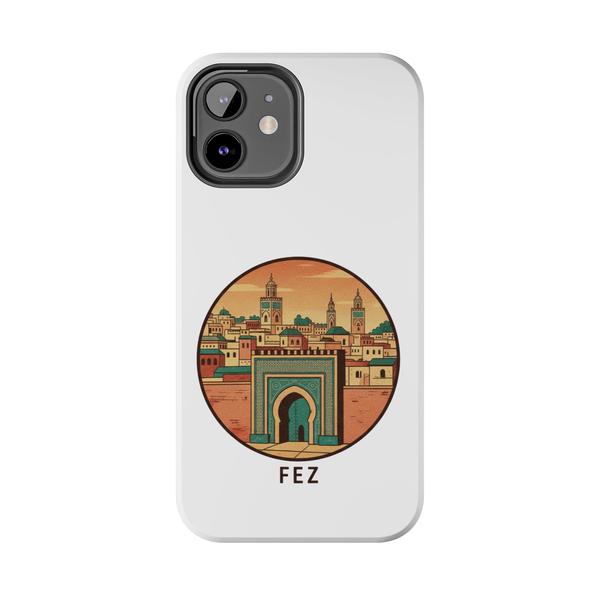 Fez City Tough Phone Case — Moroccan Archway Travel Phone Case