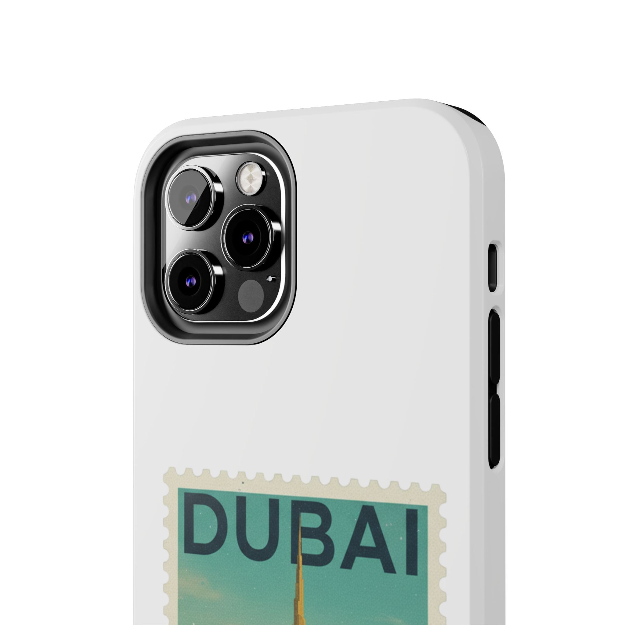 Dubai Postage Stamp Phone Case — Travel-Inspired Tough iPhone Case